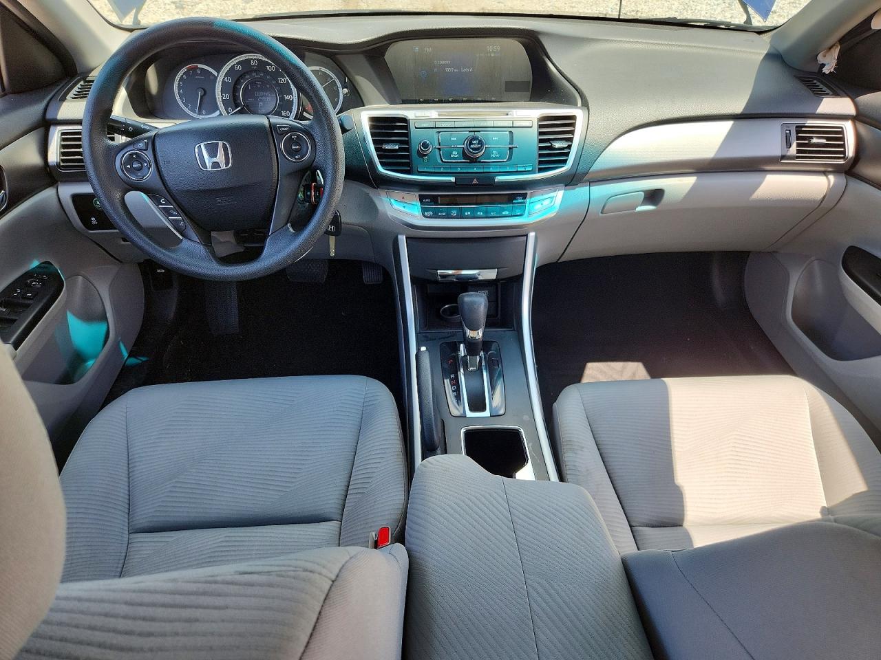 2014 Honda Accord Lx Blue vin: 1HGCR2F30EA165016