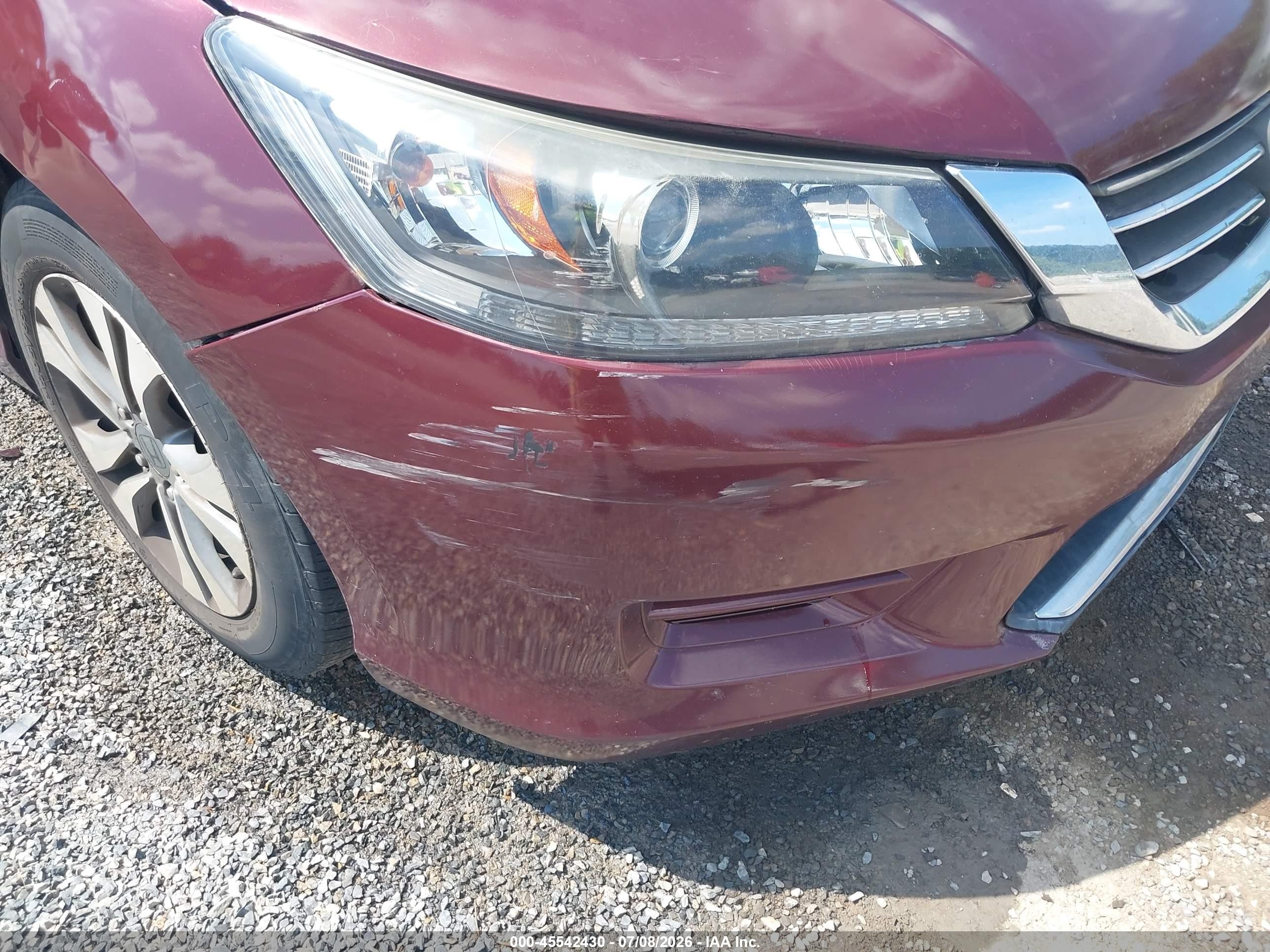 2014 Honda Accord Lx Maroon vin: 1HGCR2F30EA173102