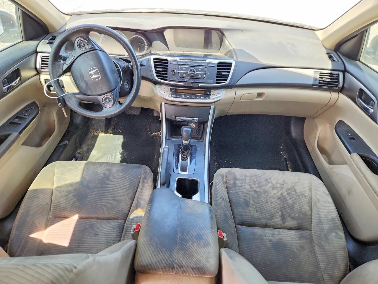 2014 Honda Accord Lx White vin: 1HGCR2F30EA182592