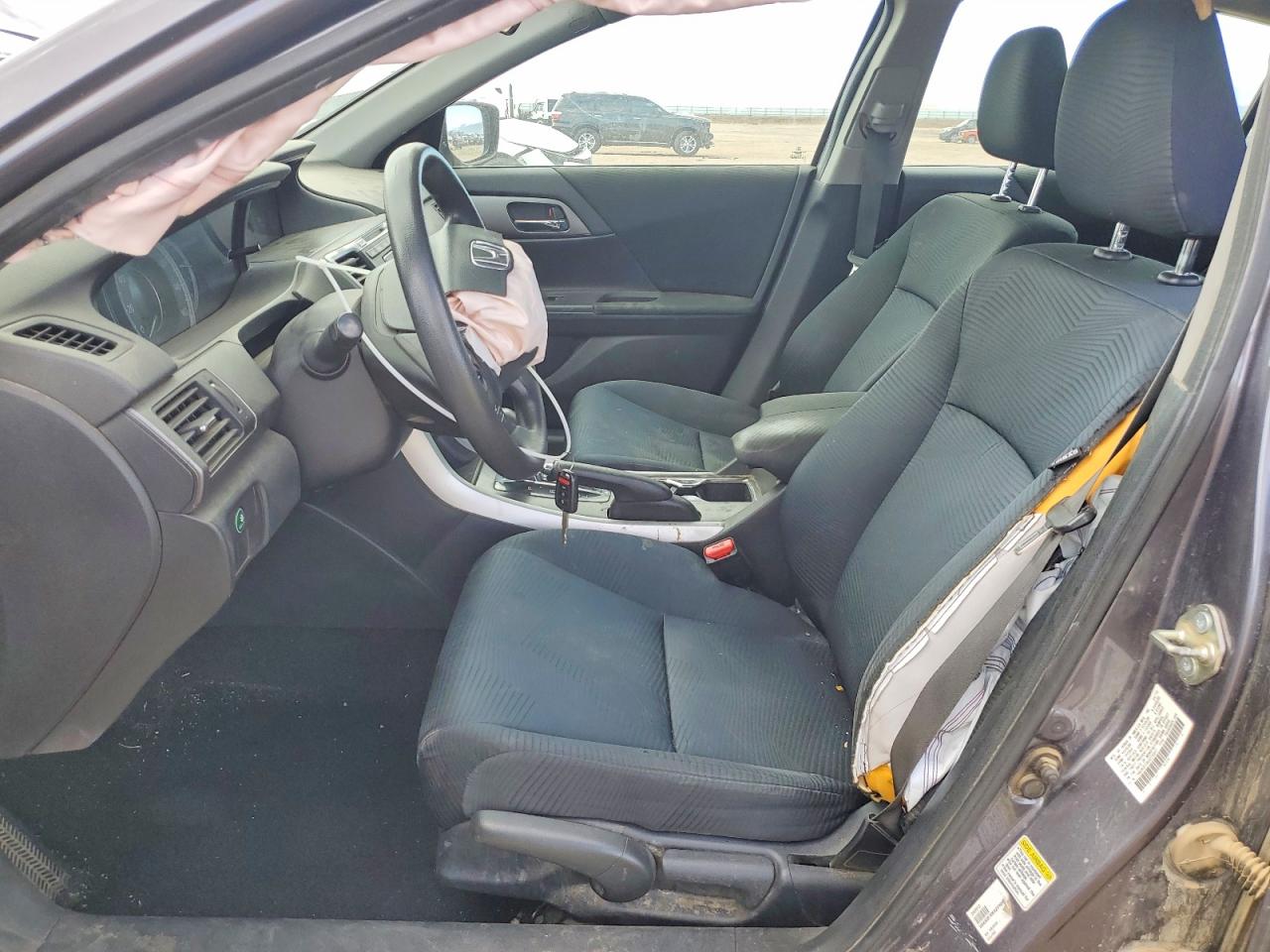 2014 Honda Accord Lx Gray vin: 1HGCR2F30EA219947