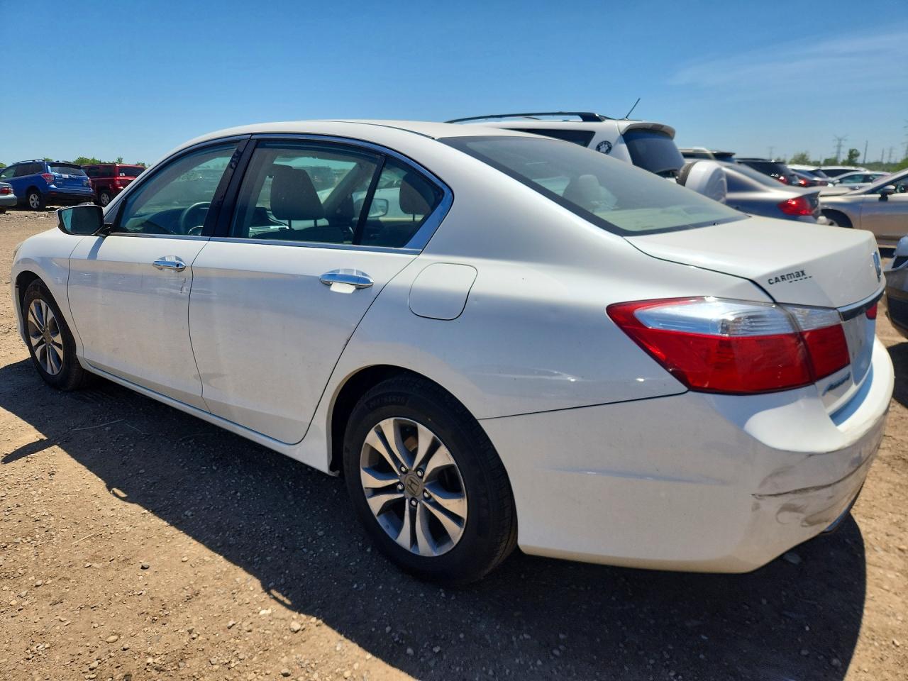 2014 Honda Accord Lx White vin: 1HGCR2F30EA257579