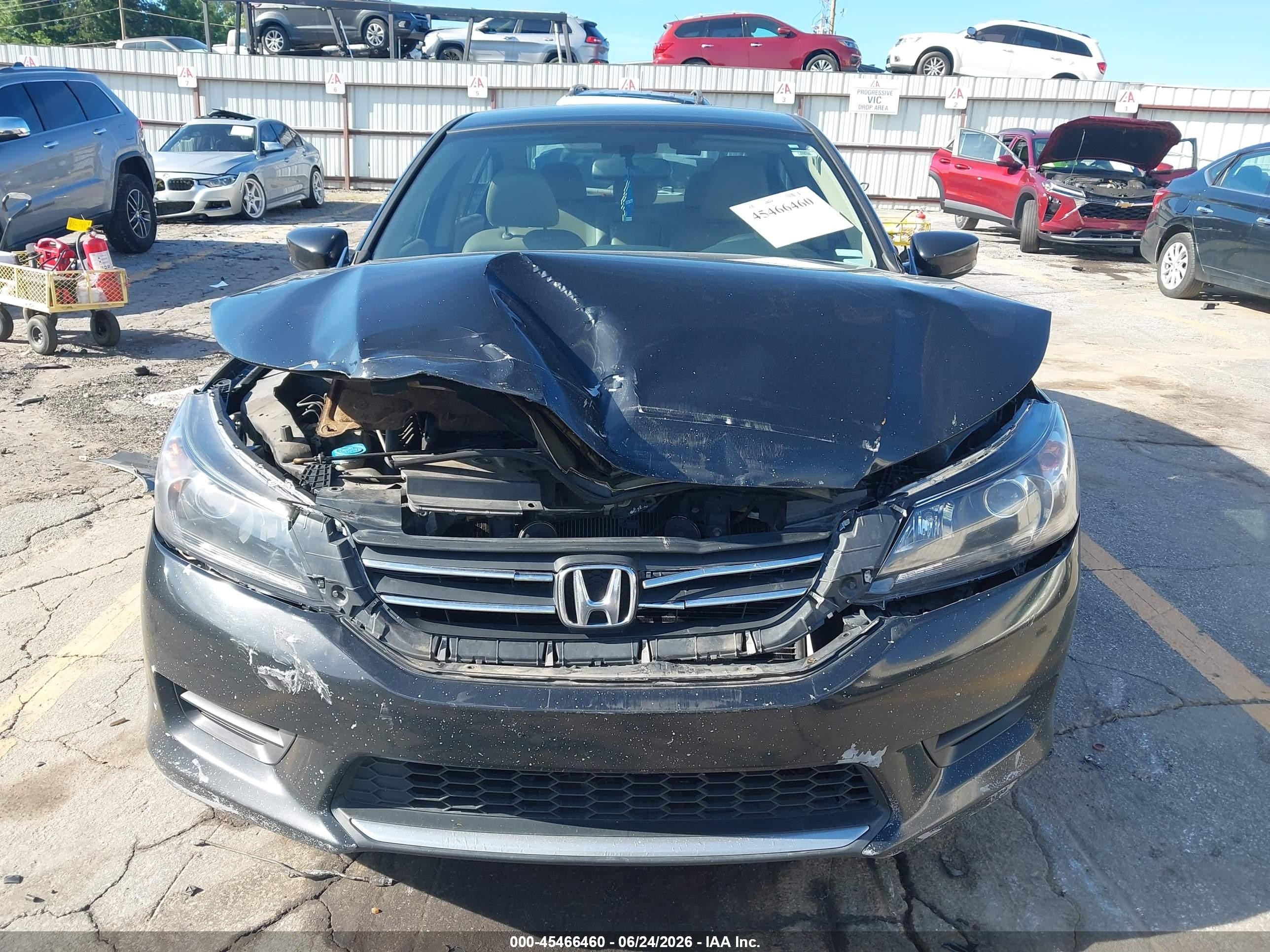 2015 Honda Accord Lx Black vin: 1HGCR2F30FA009513