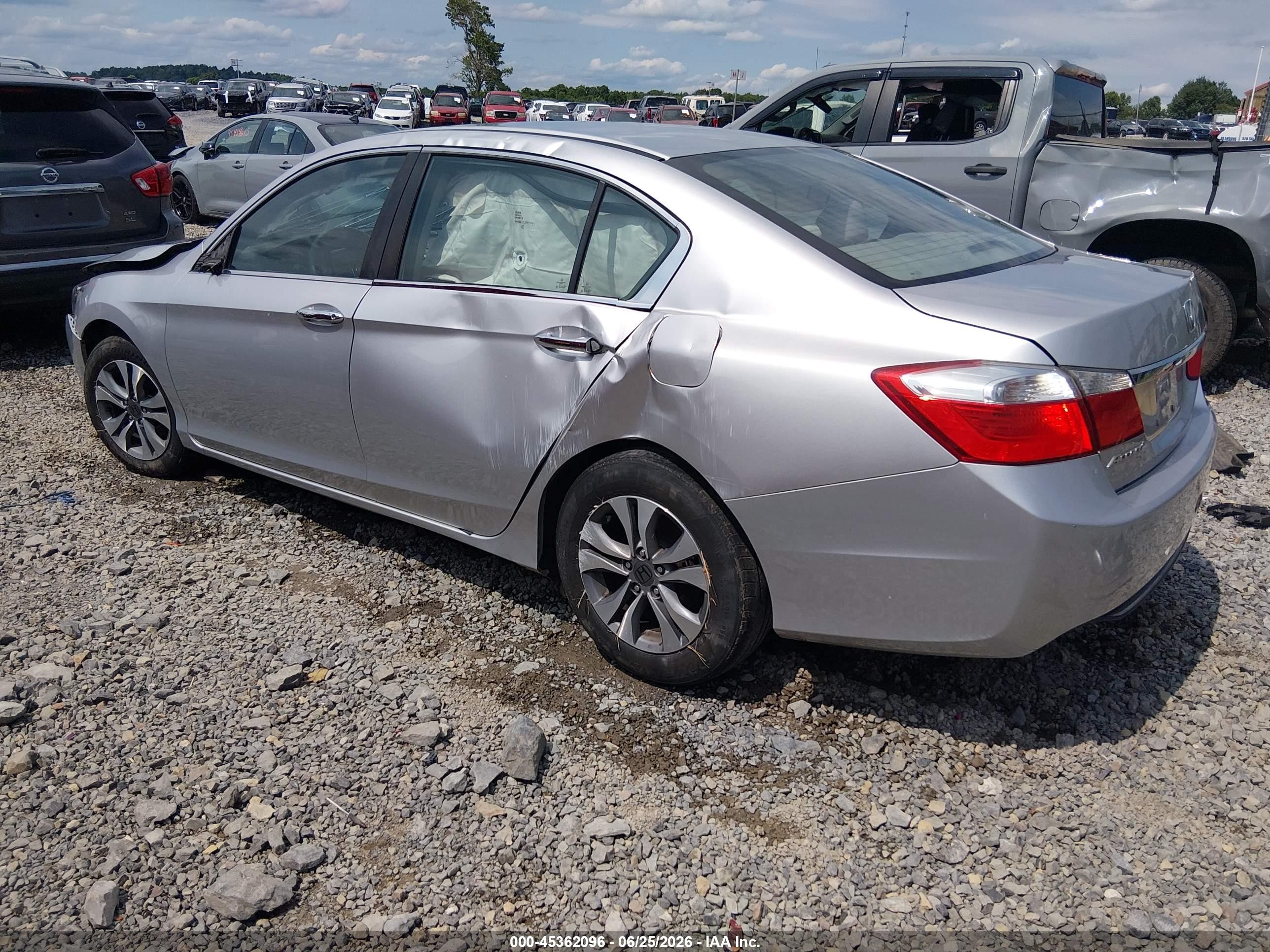 2015 Honda Accord Lx Silver vin: 1HGCR2F30FA010032
