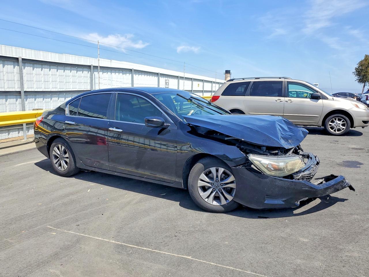 2015 Honda Accord Lx Black vin: 1HGCR2F30FA050028
