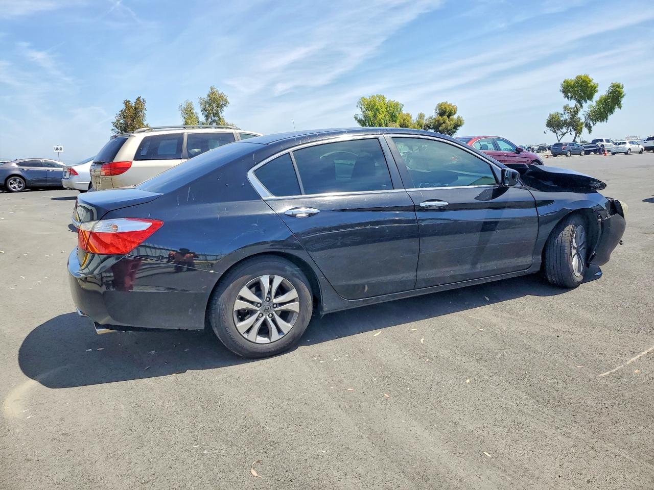 2015 Honda Accord Lx Black vin: 1HGCR2F30FA050028