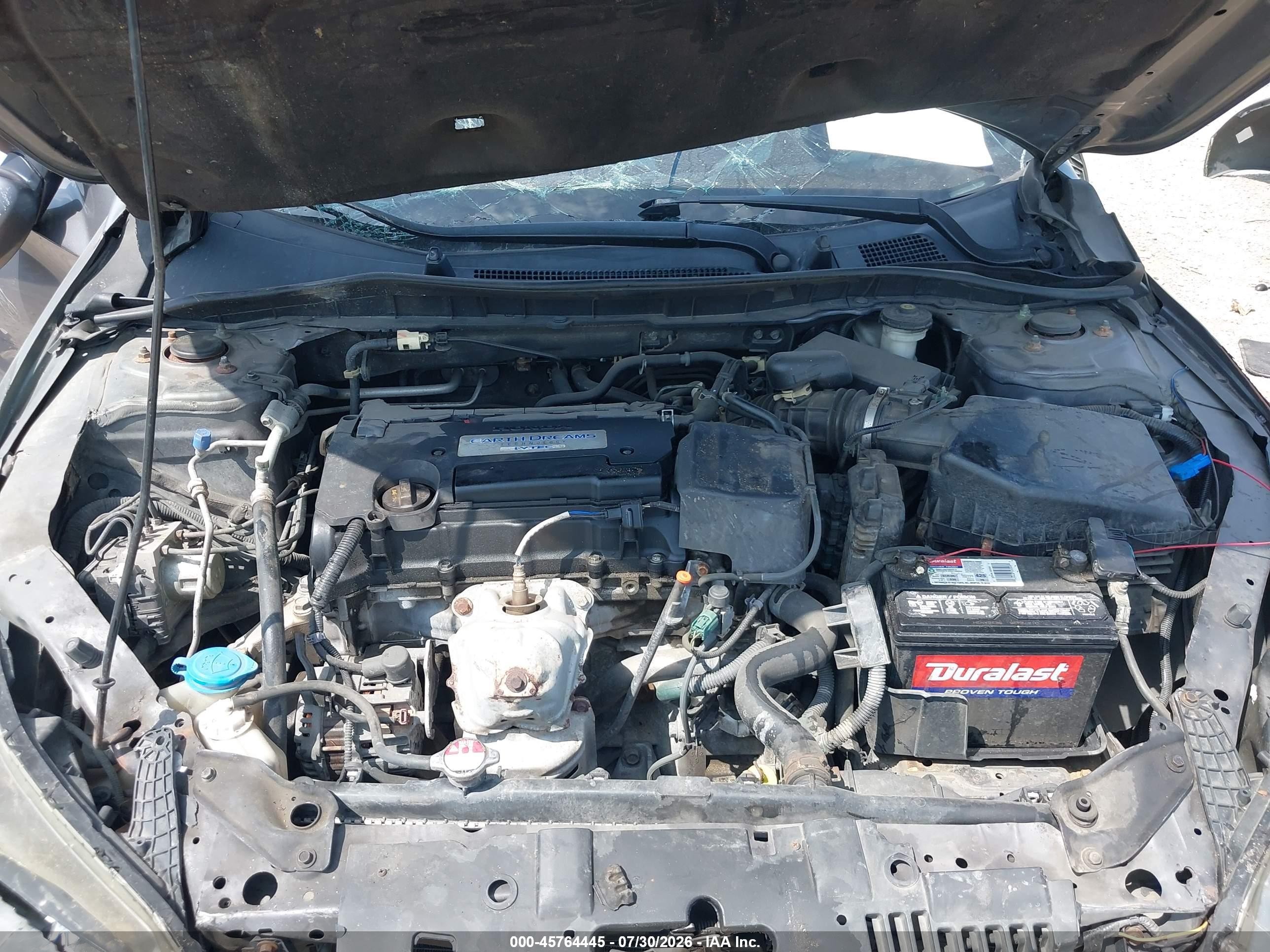 2015 Honda Accord Lx Gray vin: 1HGCR2F30FA063023