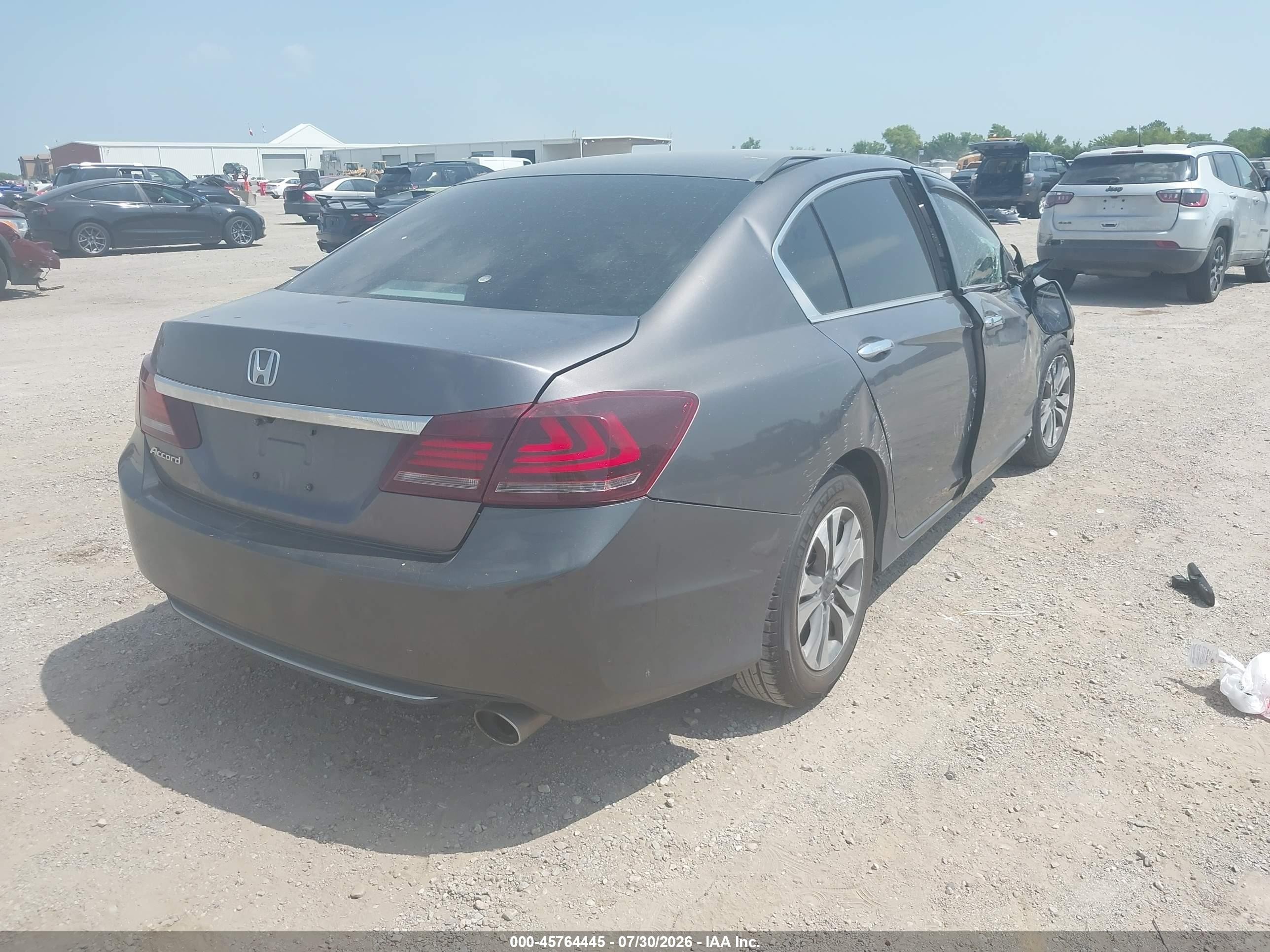 2015 Honda Accord Lx Gray vin: 1HGCR2F30FA063023