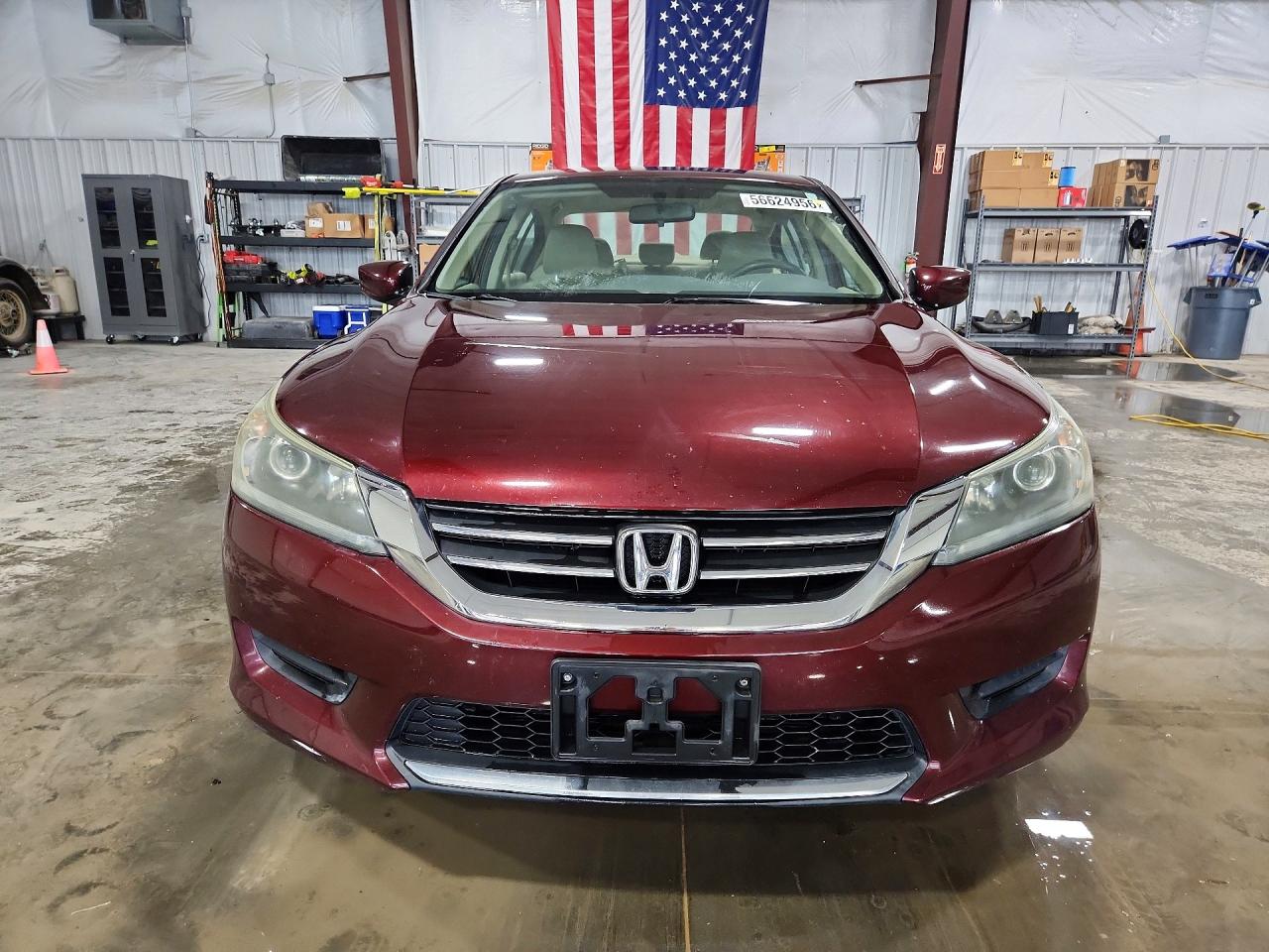 2015 Honda Accord Lx Burgundy vin: 1HGCR2F30FA064804