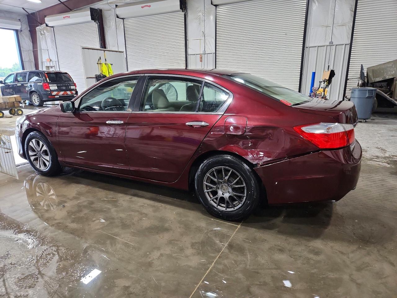 2015 Honda Accord Lx Burgundy vin: 1HGCR2F30FA064804
