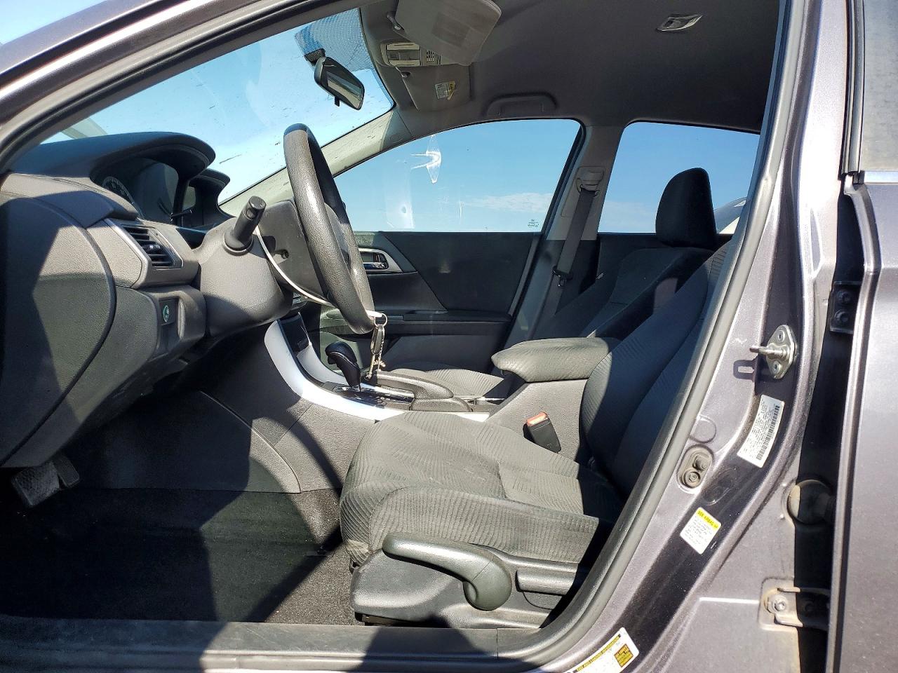 2015 Honda Accord Lx Gray vin: 1HGCR2F30FA080257