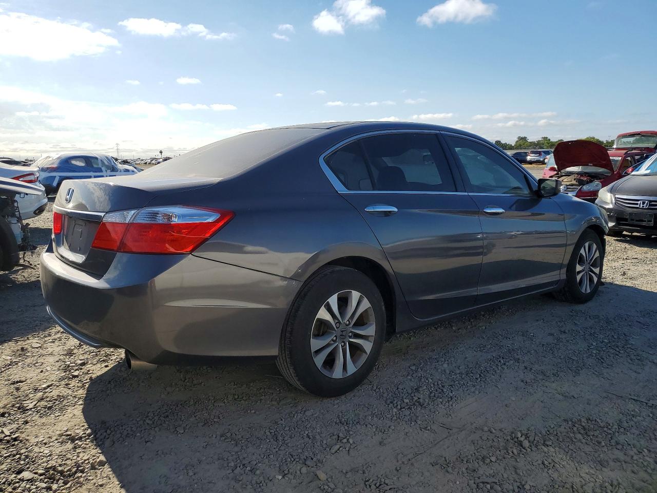 2015 Honda Accord Lx Gray vin: 1HGCR2F30FA080257
