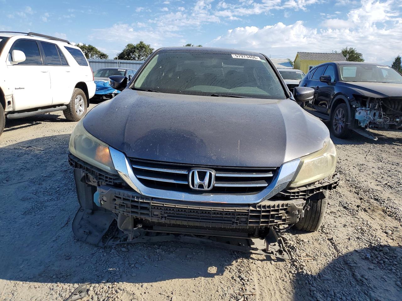2015 Honda Accord Lx Gray vin: 1HGCR2F30FA080257