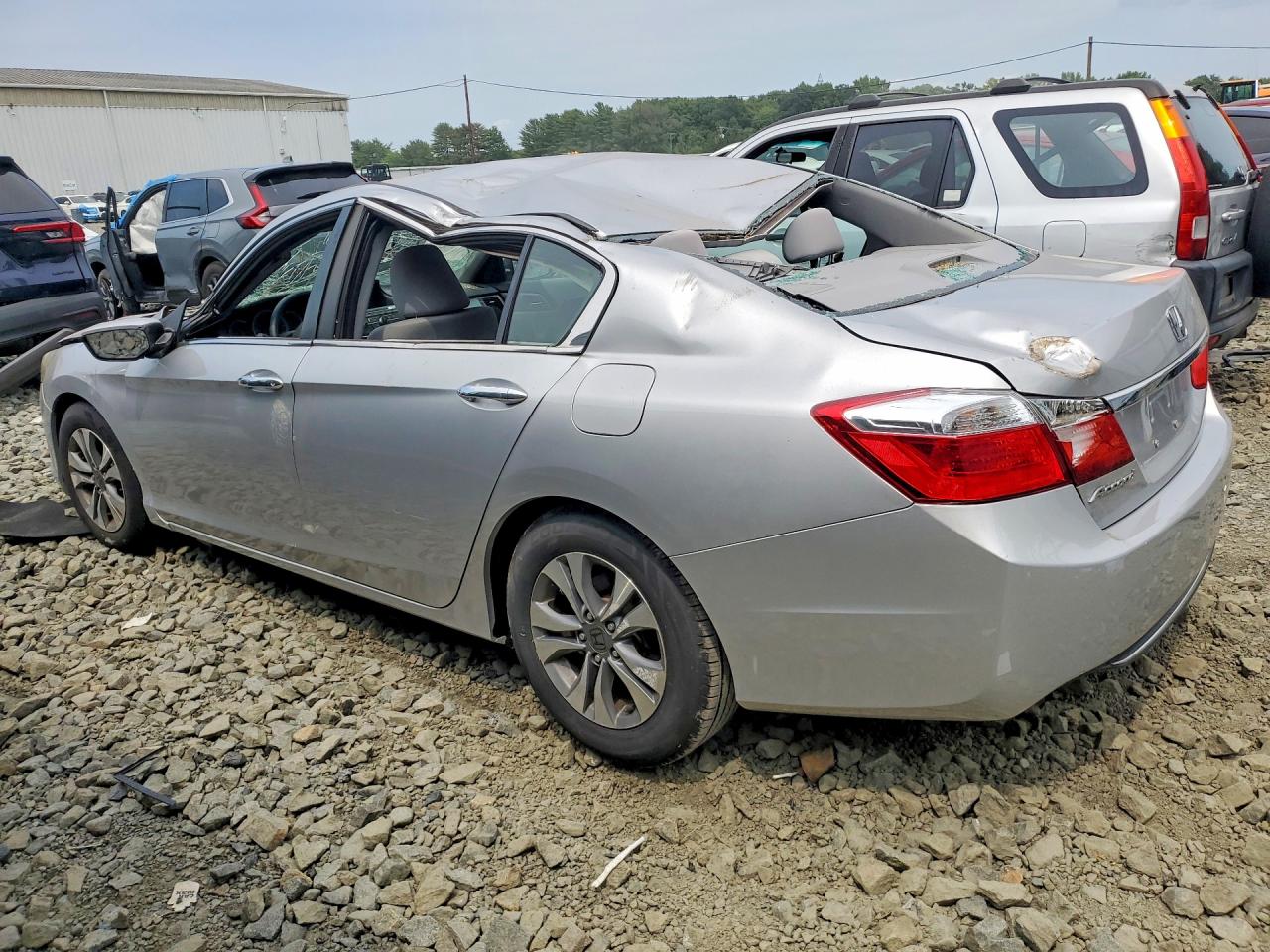 2015 Honda Accord Lx Серый vin: 1HGCR2F30FA086835