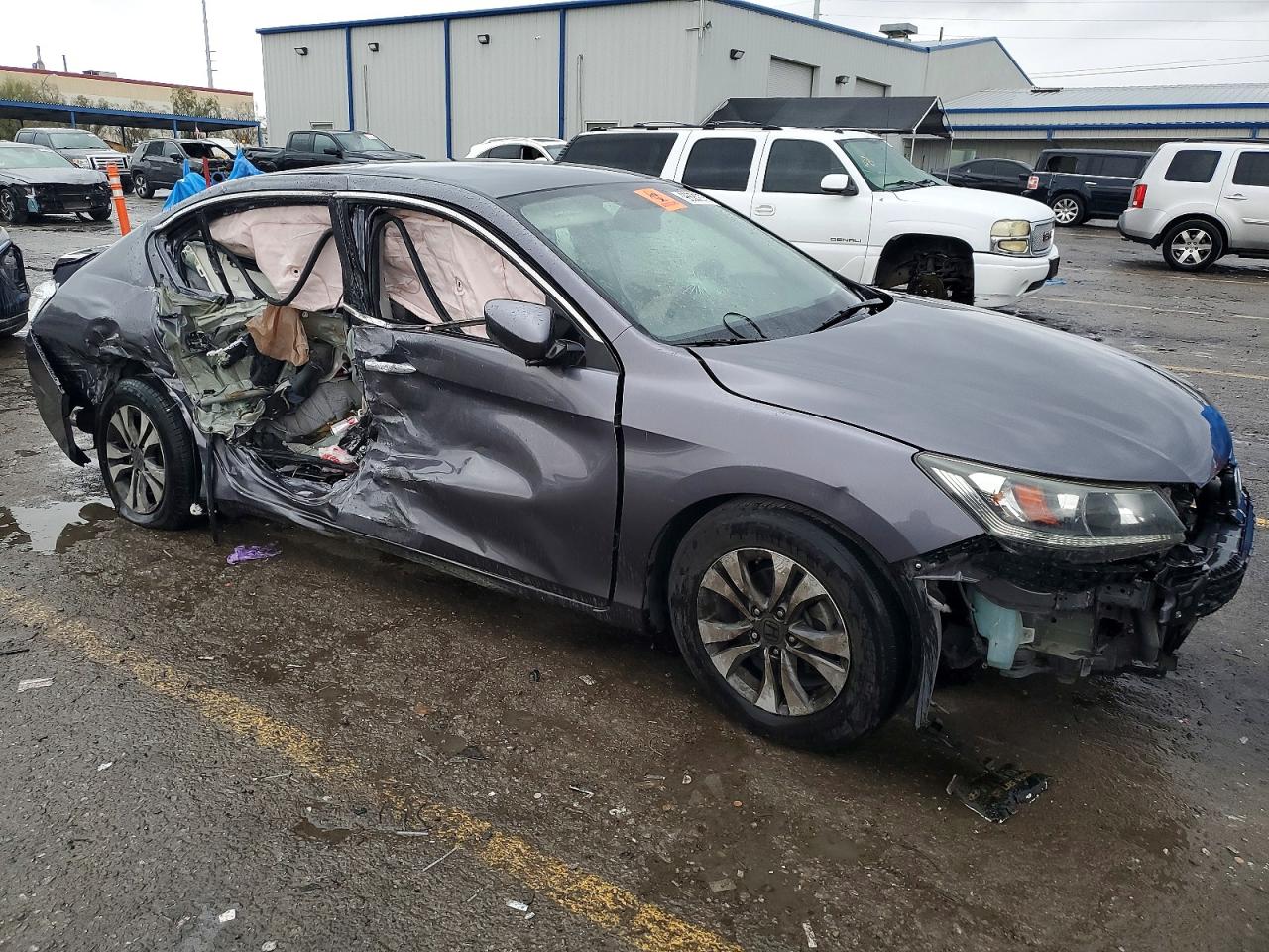 2015 Honda Accord Gray vin: 1HGCR2F30FA090061