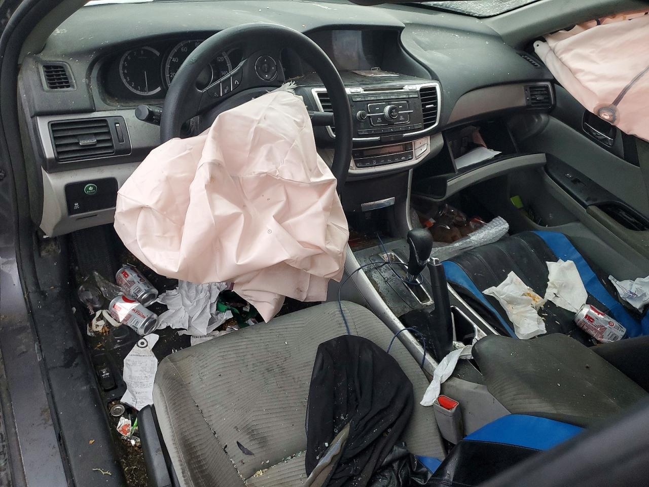 2015 Honda Accord Gray vin: 1HGCR2F30FA090061