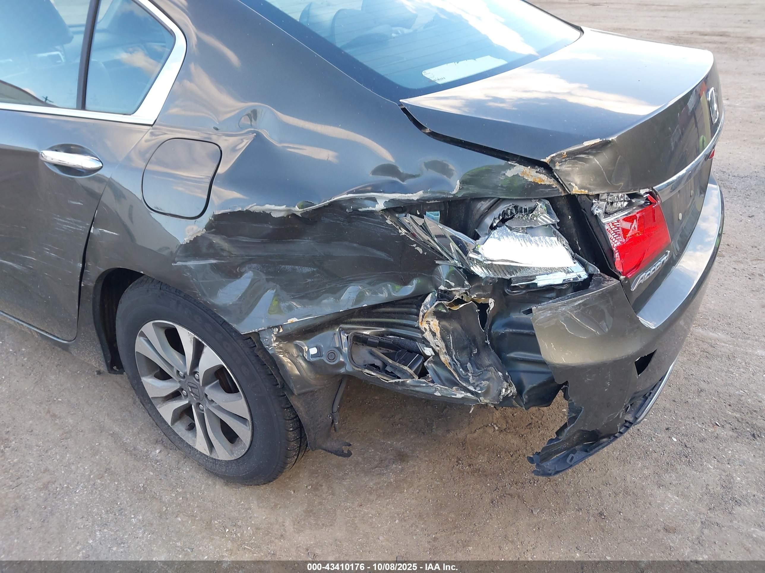 2015 Honda Accord Lx Серый vin: 1HGCR2F30FA095826