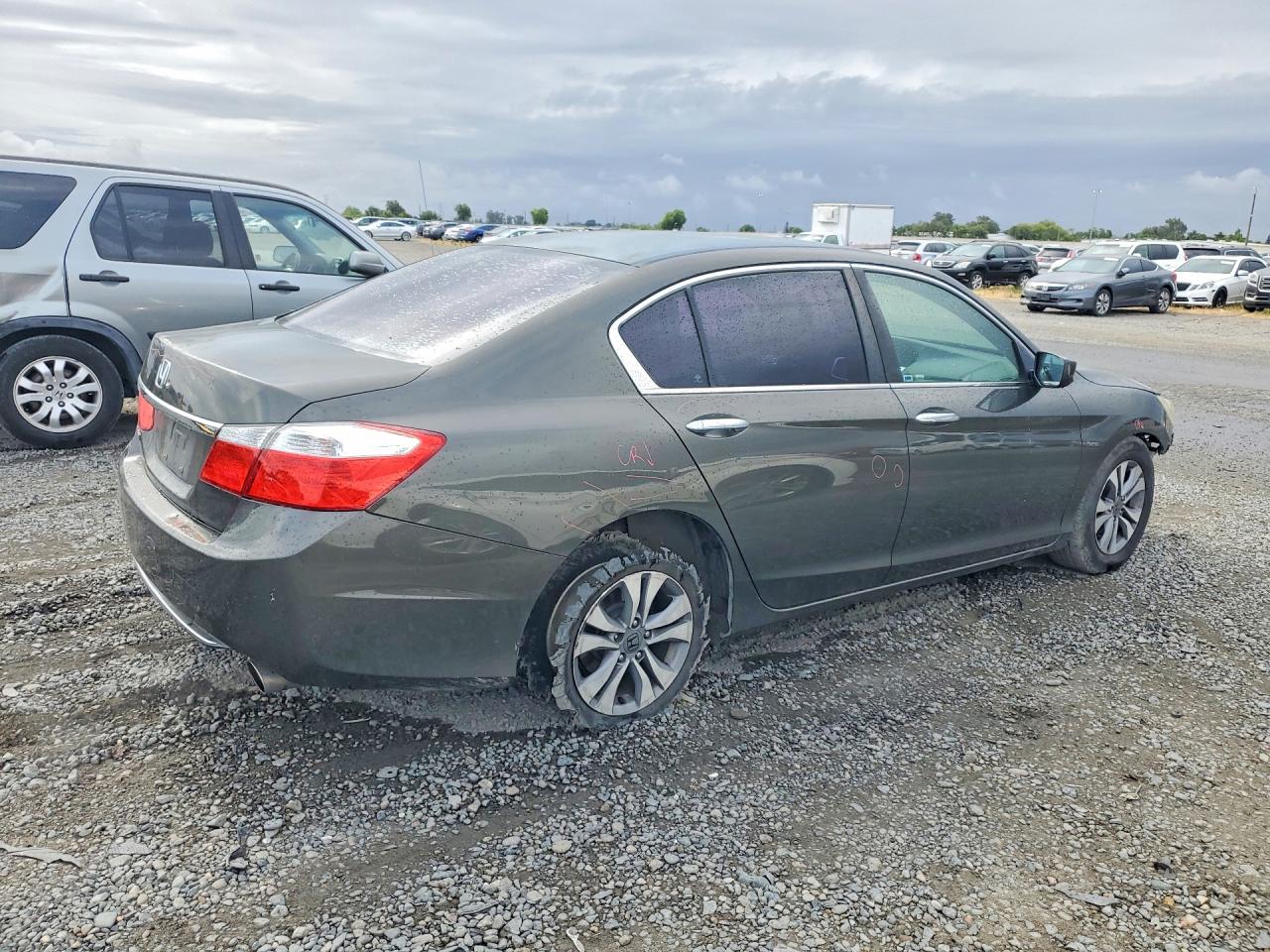 2015 Honda Accord Lx Gray vin: 1HGCR2F30FA095843