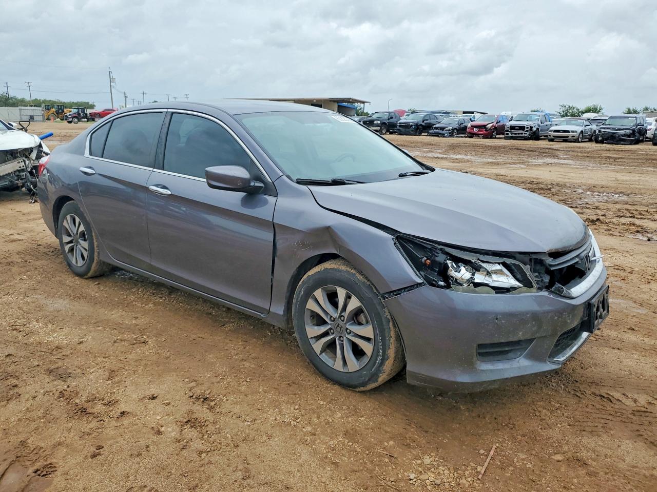 2015 Honda Accord Lx Gray vin: 1HGCR2F30FA122815