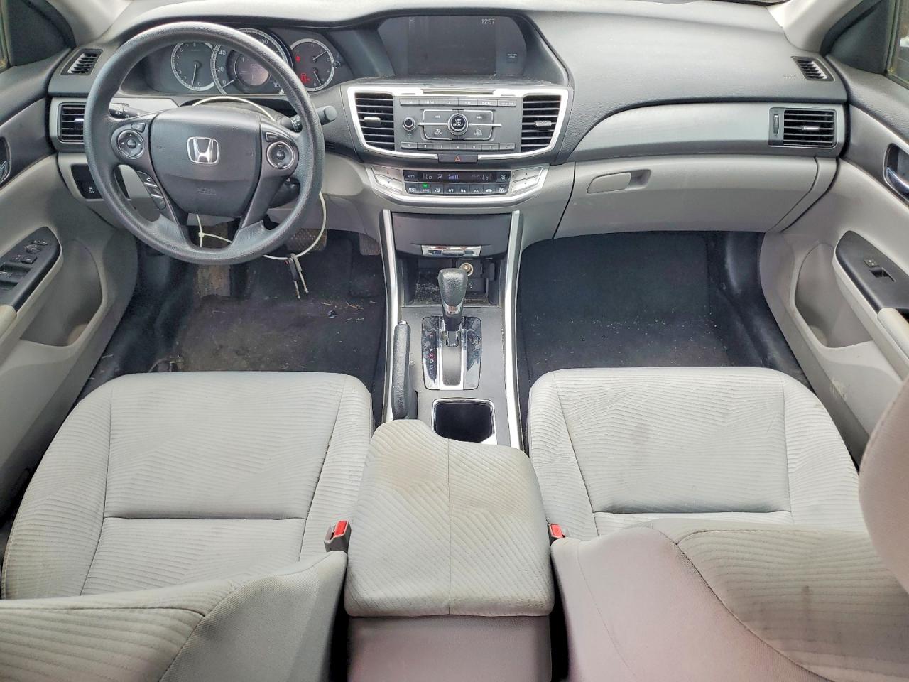 2015 Honda Accord Lx Gray vin: 1HGCR2F30FA122815