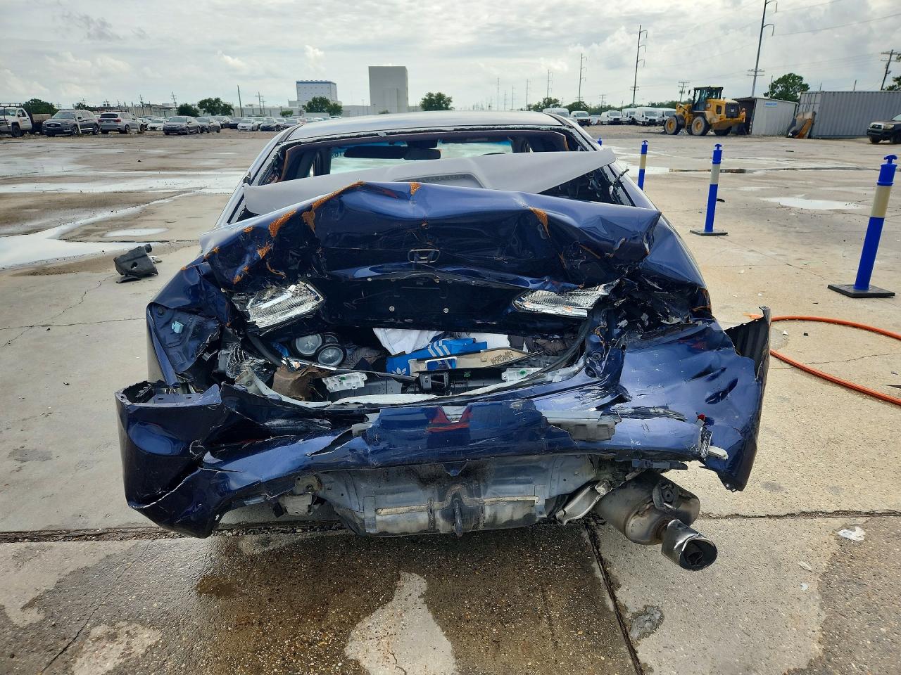 2015 Honda Accord Lx Blue vin: 1HGCR2F30FA127691