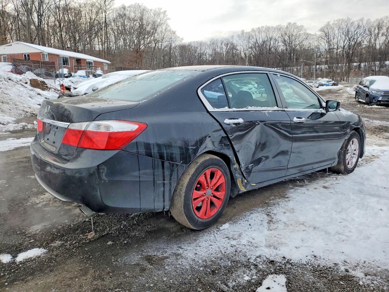2015 Honda Accord Lx Black vin: 1HGCR2F30FA173392
