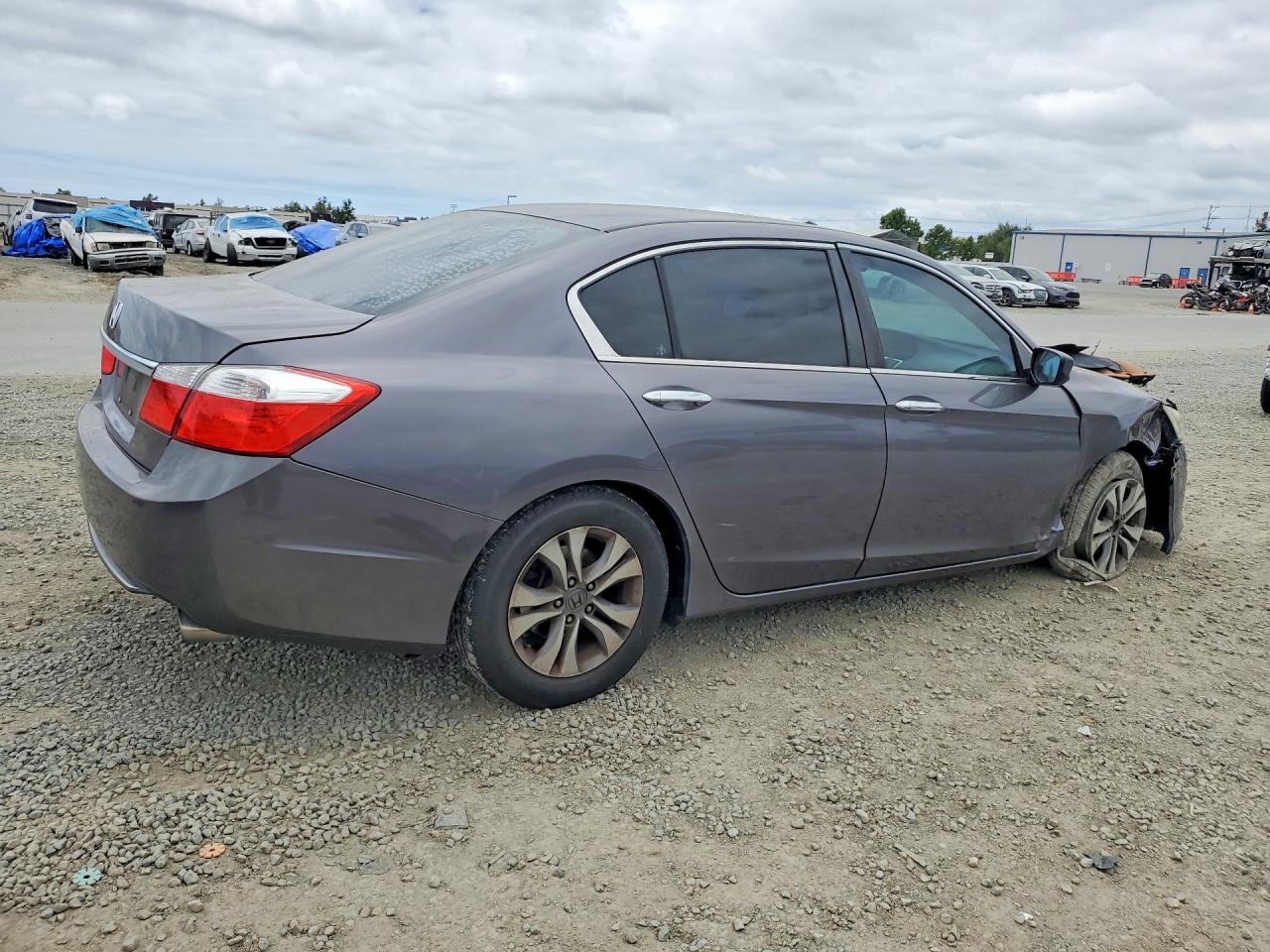 2015 Honda Accord Lx Gray vin: 1HGCR2F30FA174297