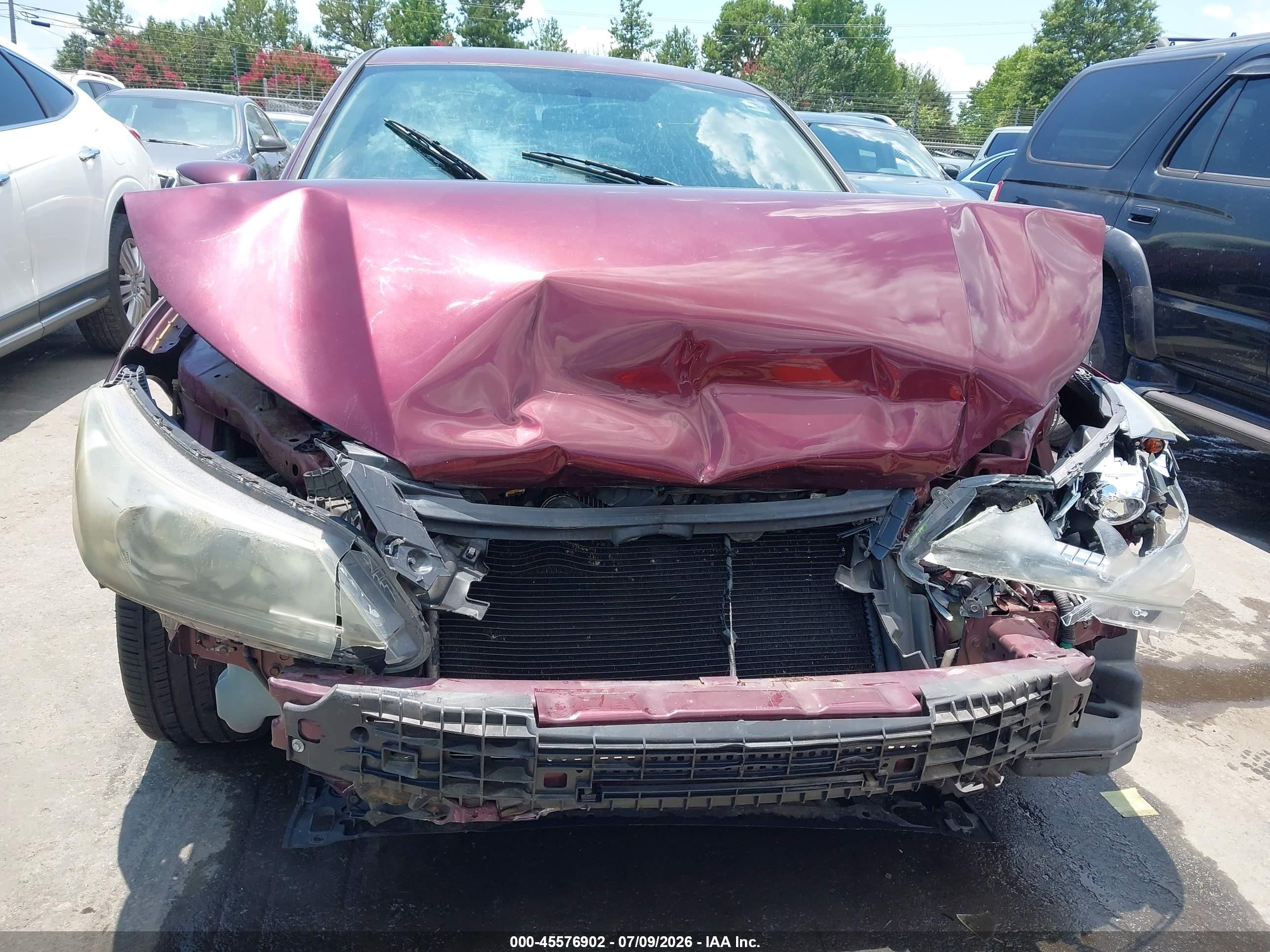 2015 Honda Accord Lx Бордовый vin: 1HGCR2F30FA191472