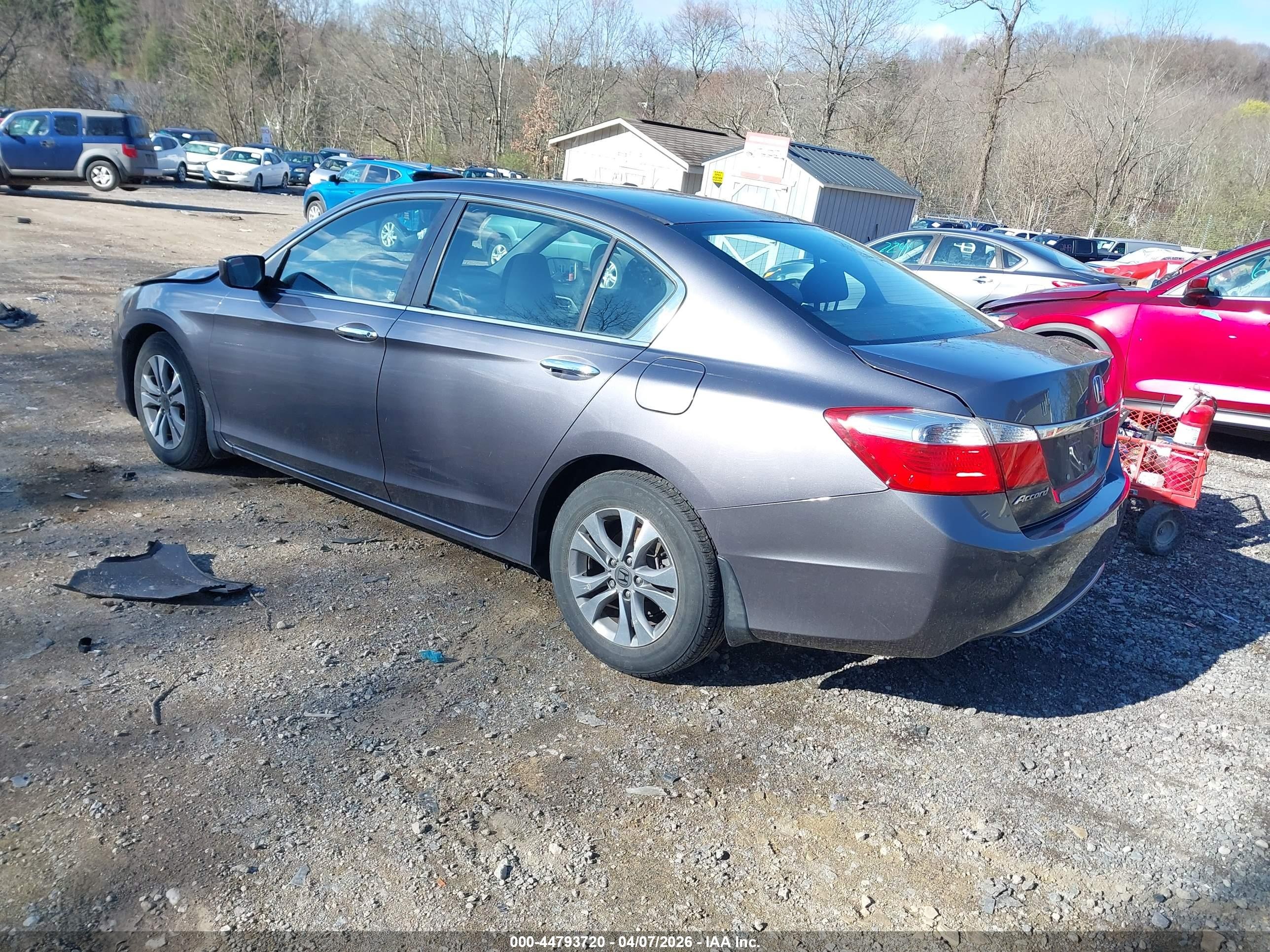 2015 Honda Accord Lx Gray vin: 1HGCR2F30FA197319