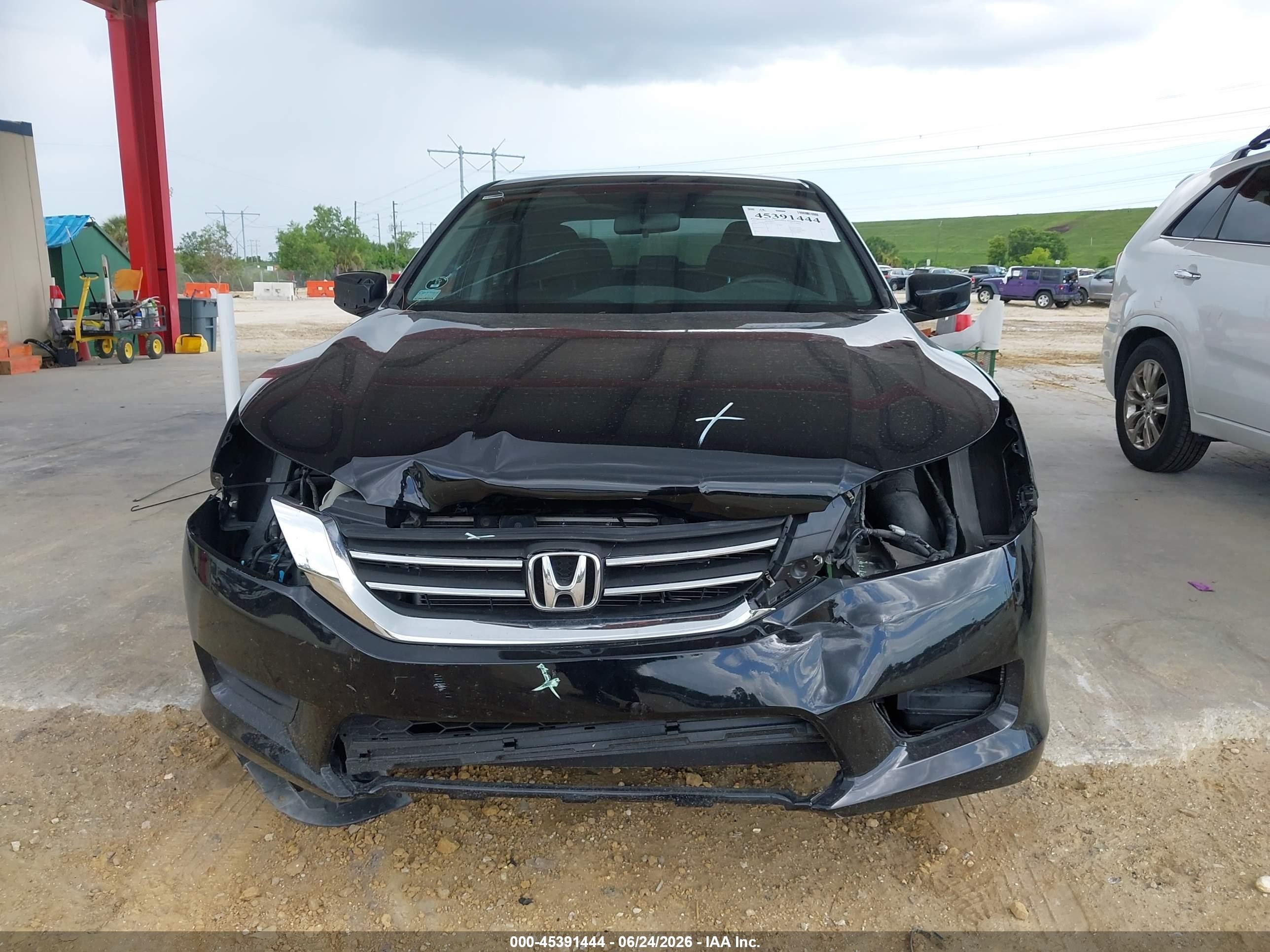 2015 Honda Accord Lx Black vin: 1HGCR2F30FA202471