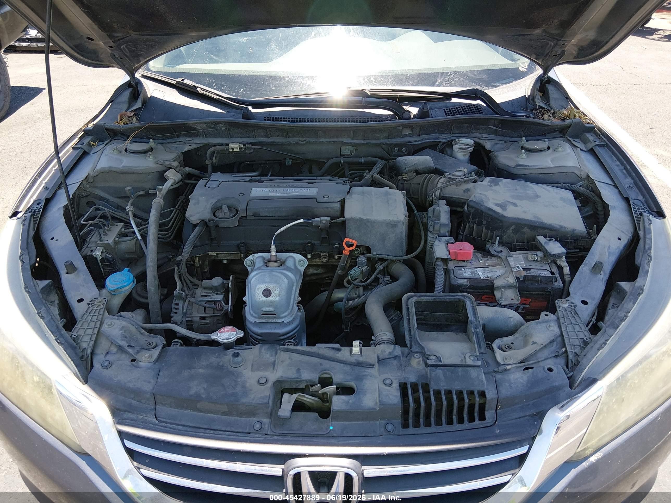 2015 Honda Accord Lx Gray vin: 1HGCR2F30FA204446
