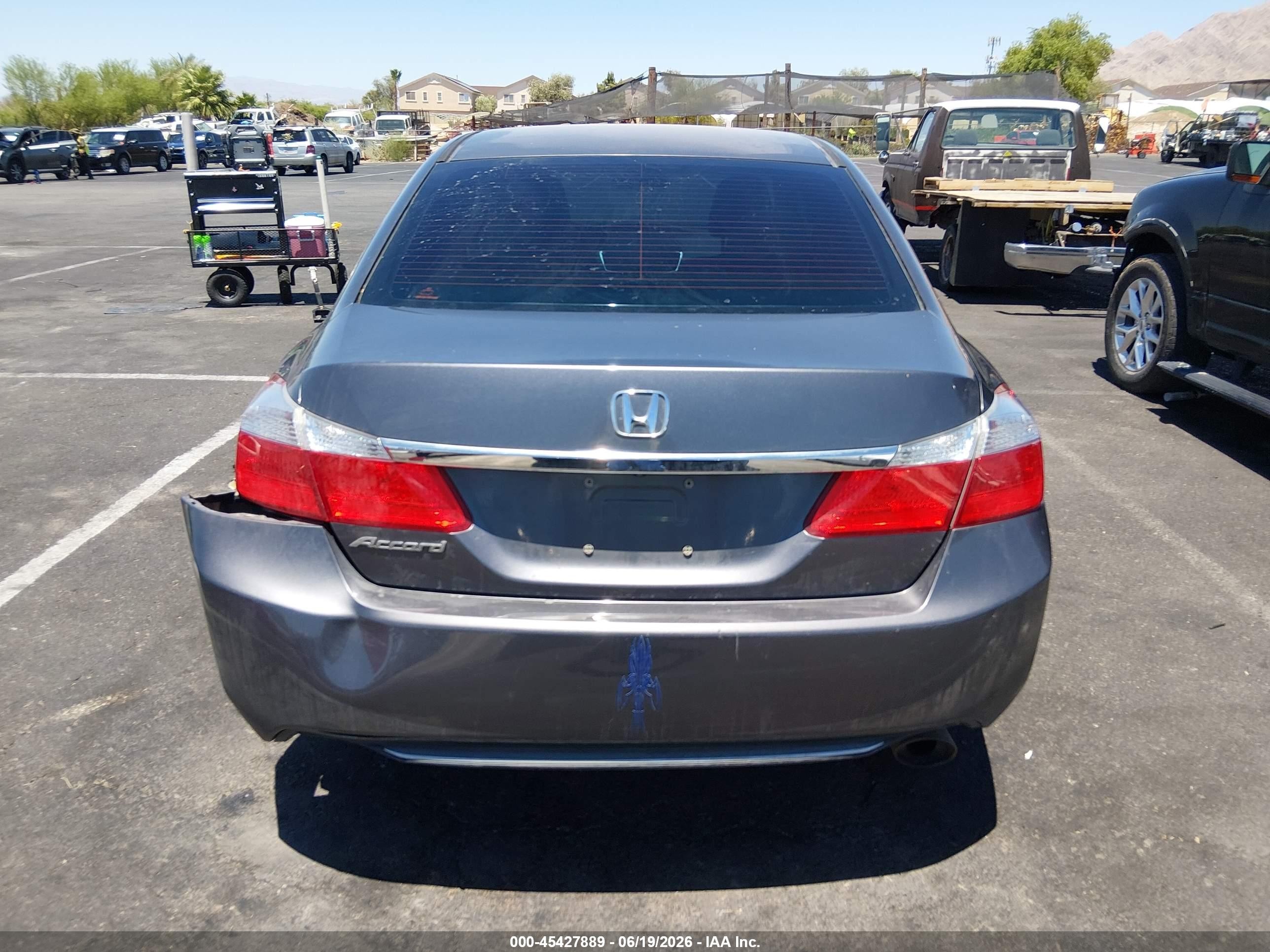 2015 Honda Accord Lx Gray vin: 1HGCR2F30FA204446