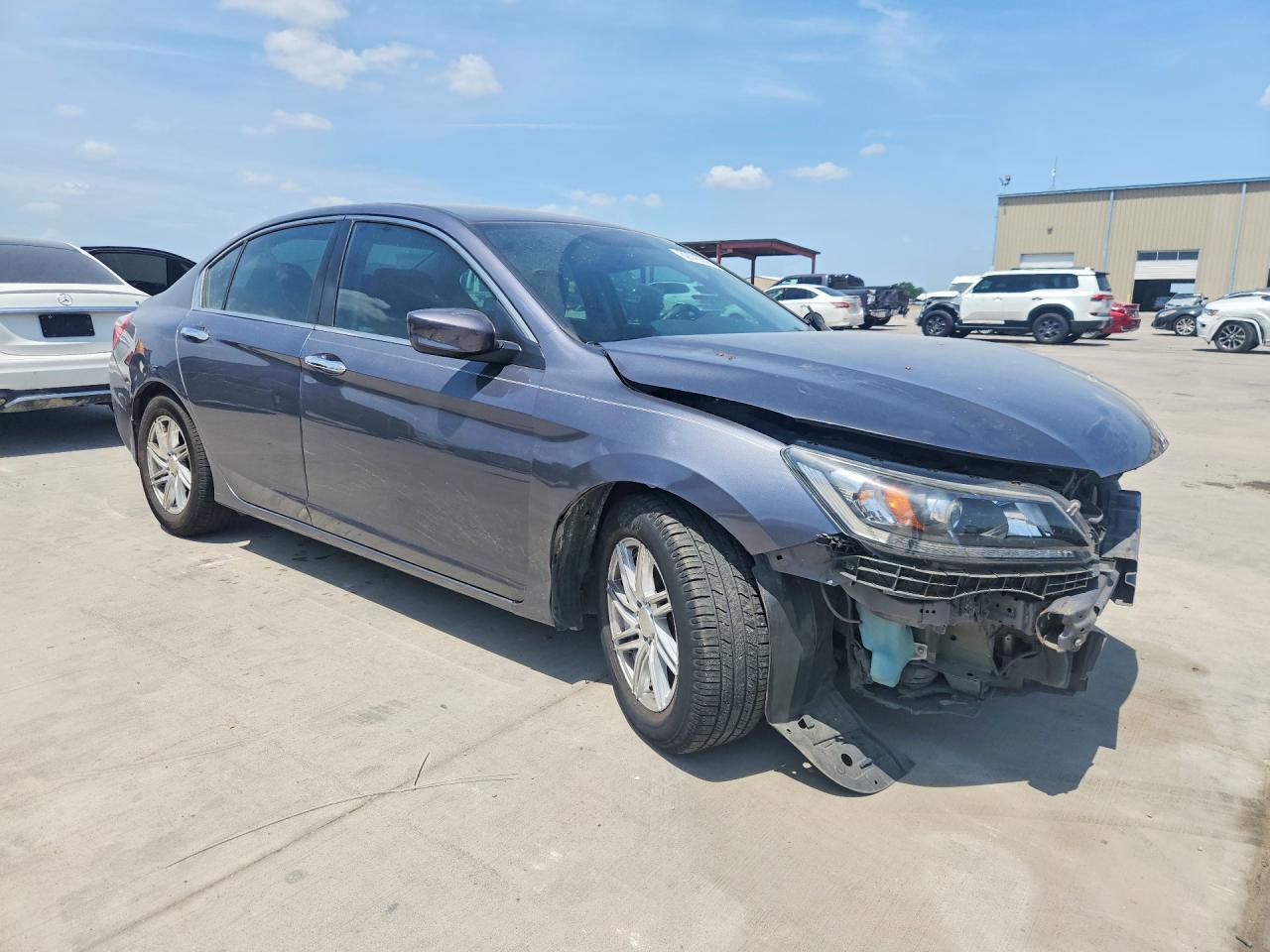 2015 Honda Accord Lx Gray vin: 1HGCR2F30FA224874