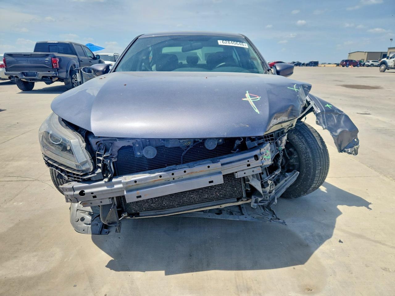2015 Honda Accord Lx Gray vin: 1HGCR2F30FA224874