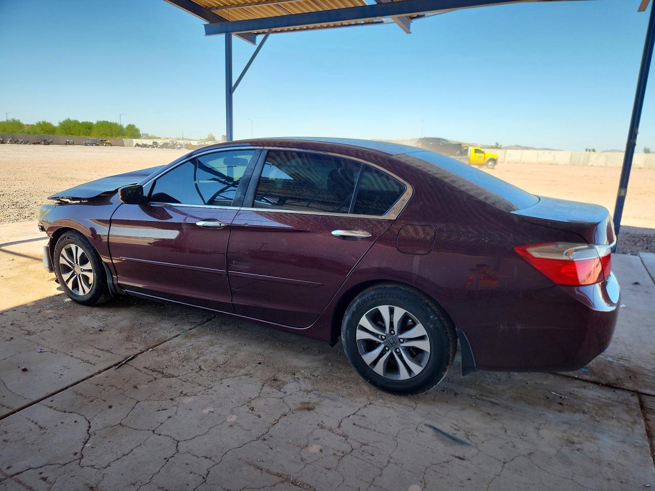2015 Honda Accord Lx Burgundy vin: 1HGCR2F30FA227919