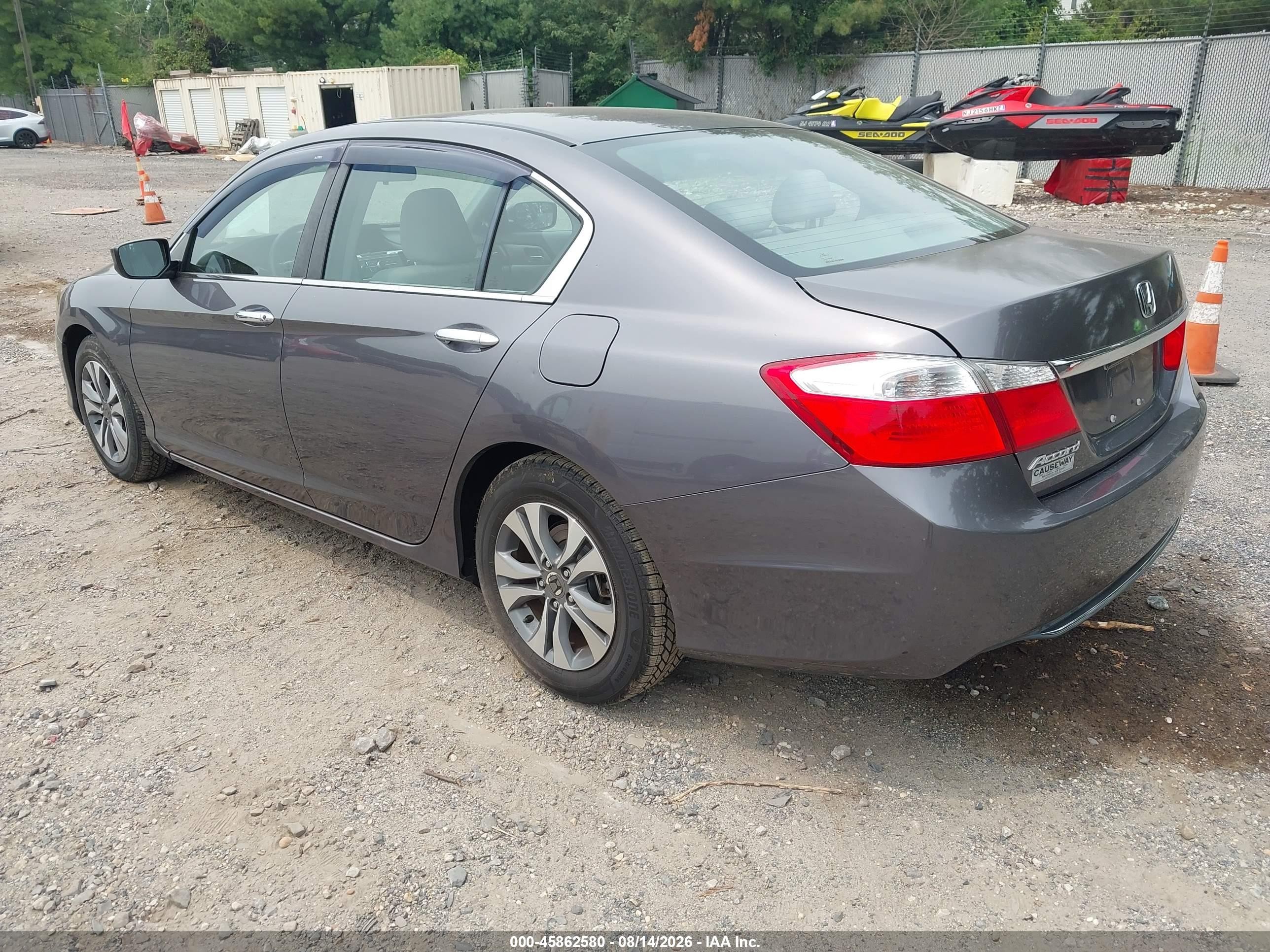 2015 Honda Accord Lx Серый vin: 1HGCR2F30FA235499