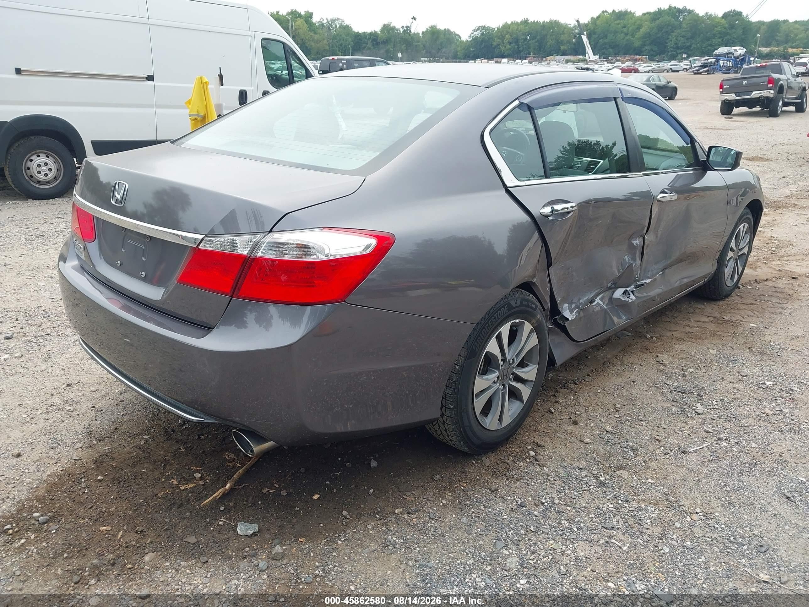 2015 Honda Accord Lx Серый vin: 1HGCR2F30FA235499