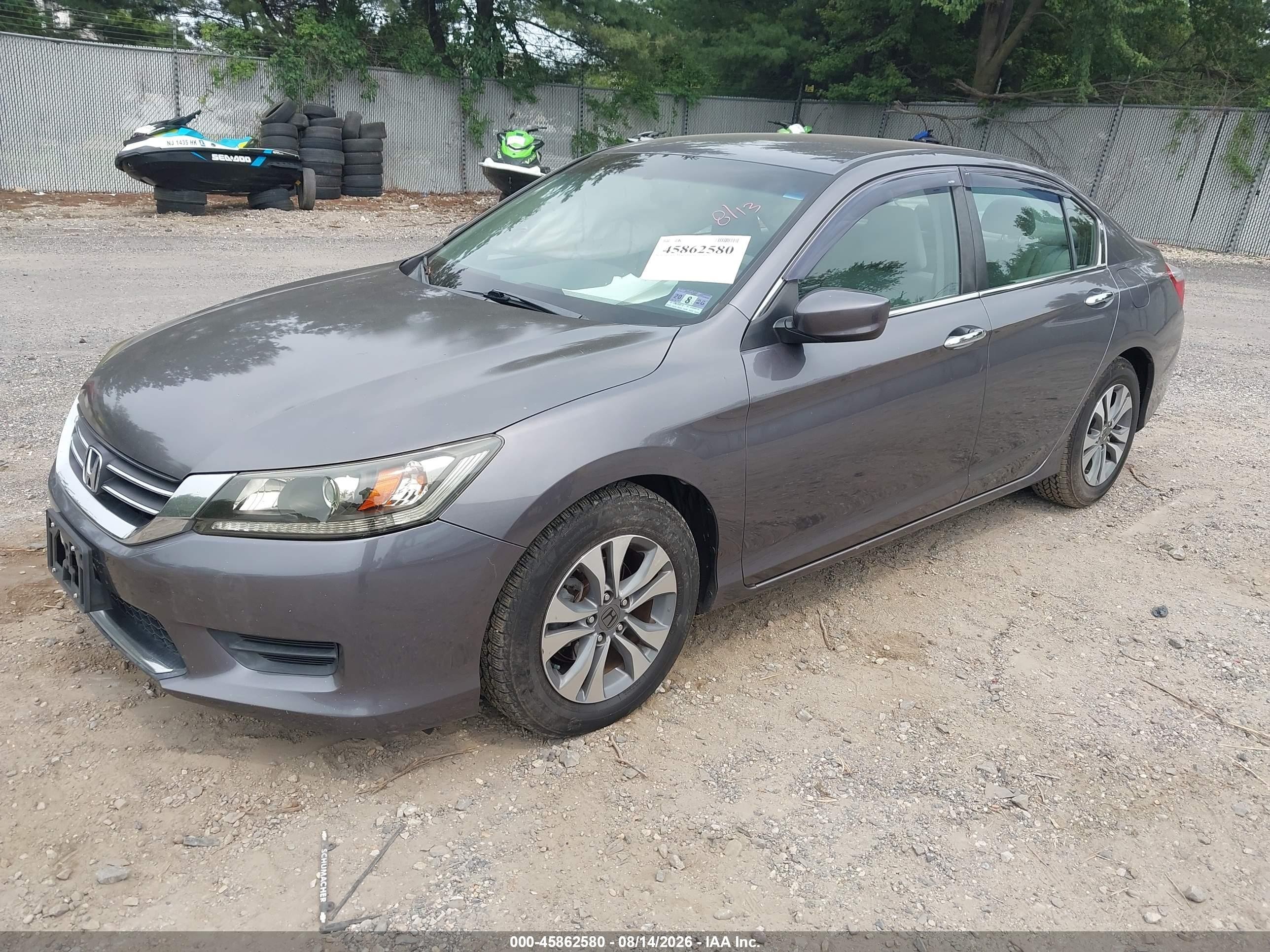 2015 Honda Accord Lx Серый vin: 1HGCR2F30FA235499