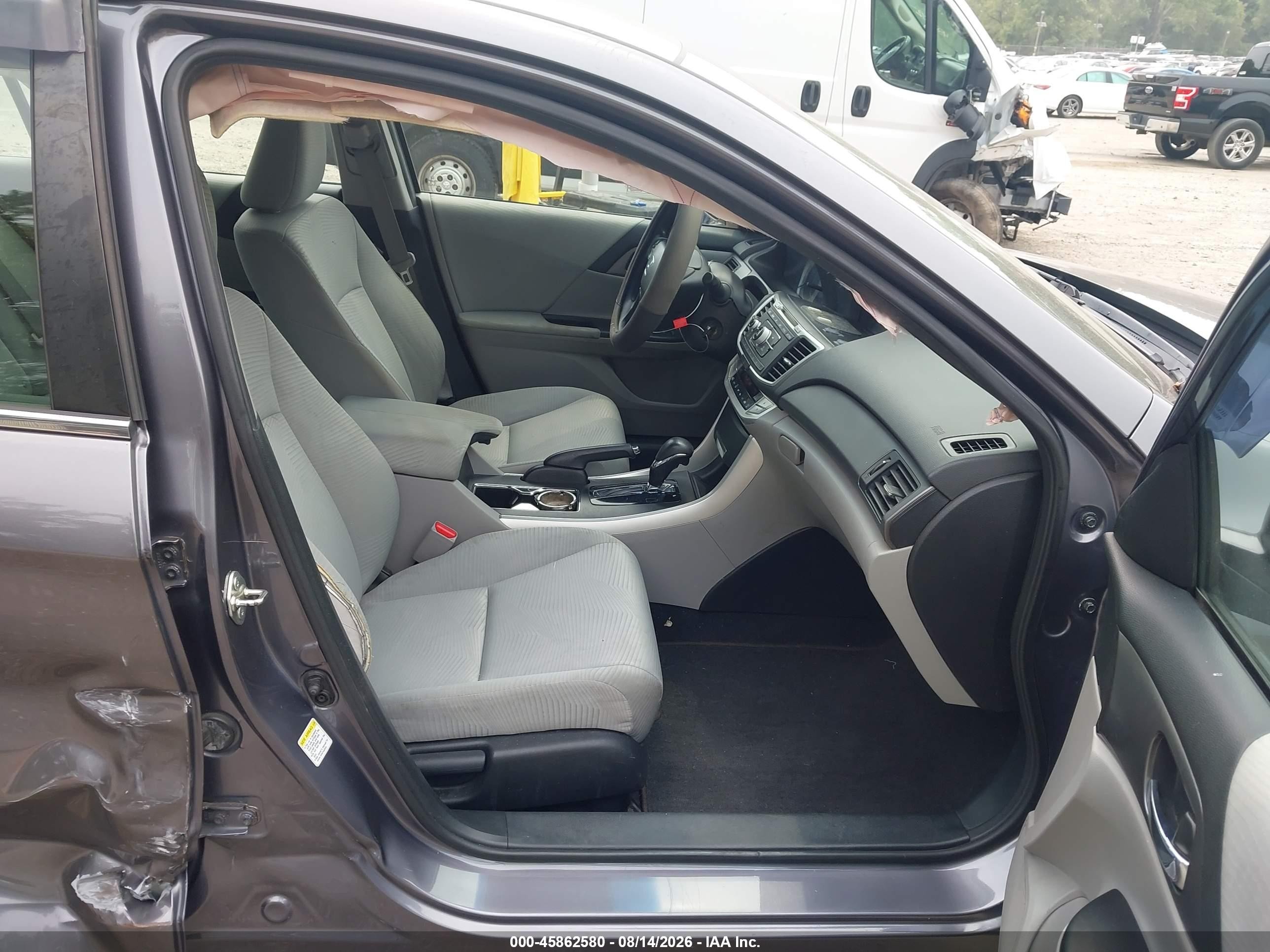 2015 Honda Accord Lx Серый vin: 1HGCR2F30FA235499