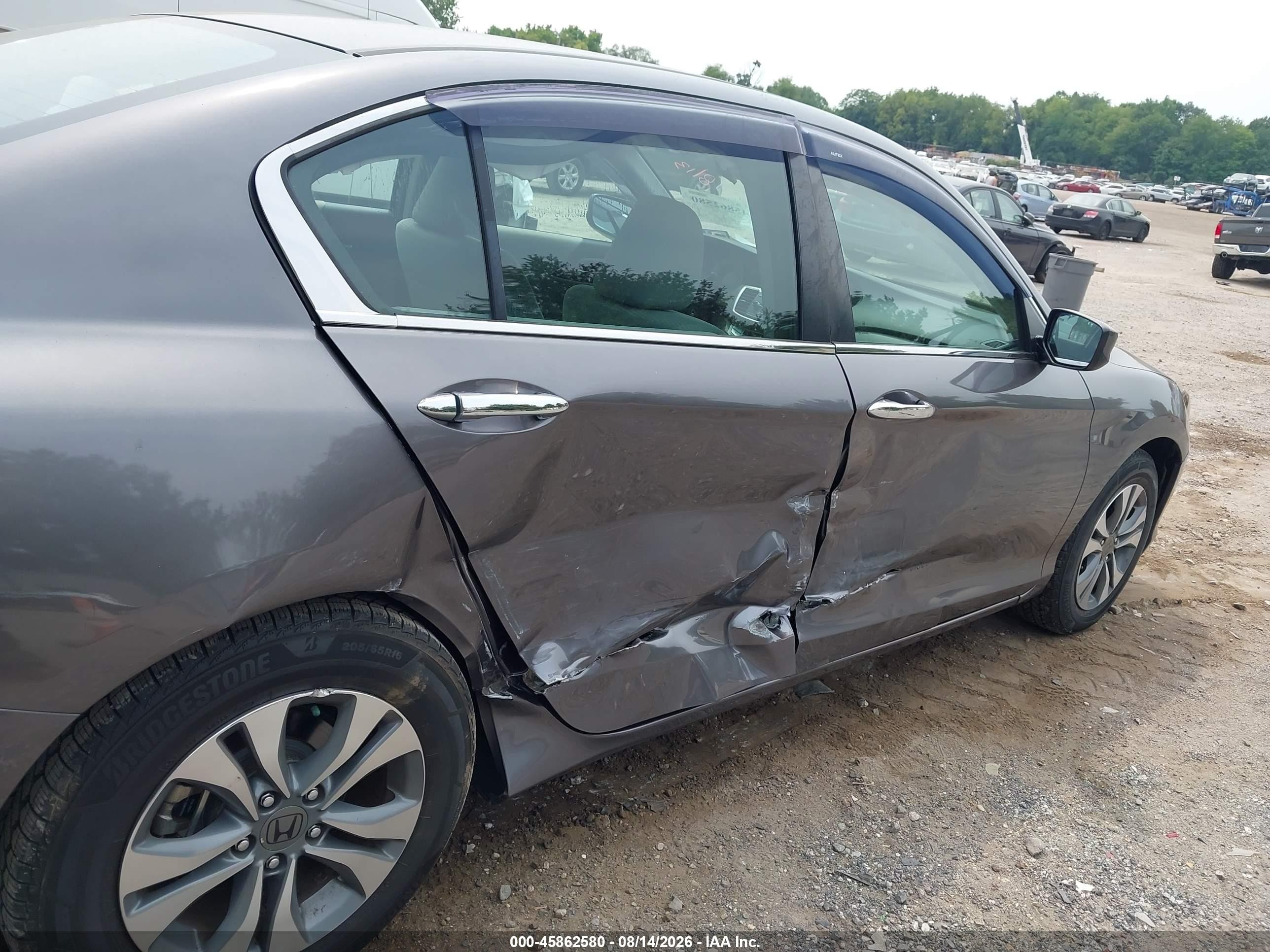 2015 Honda Accord Lx Серый vin: 1HGCR2F30FA235499