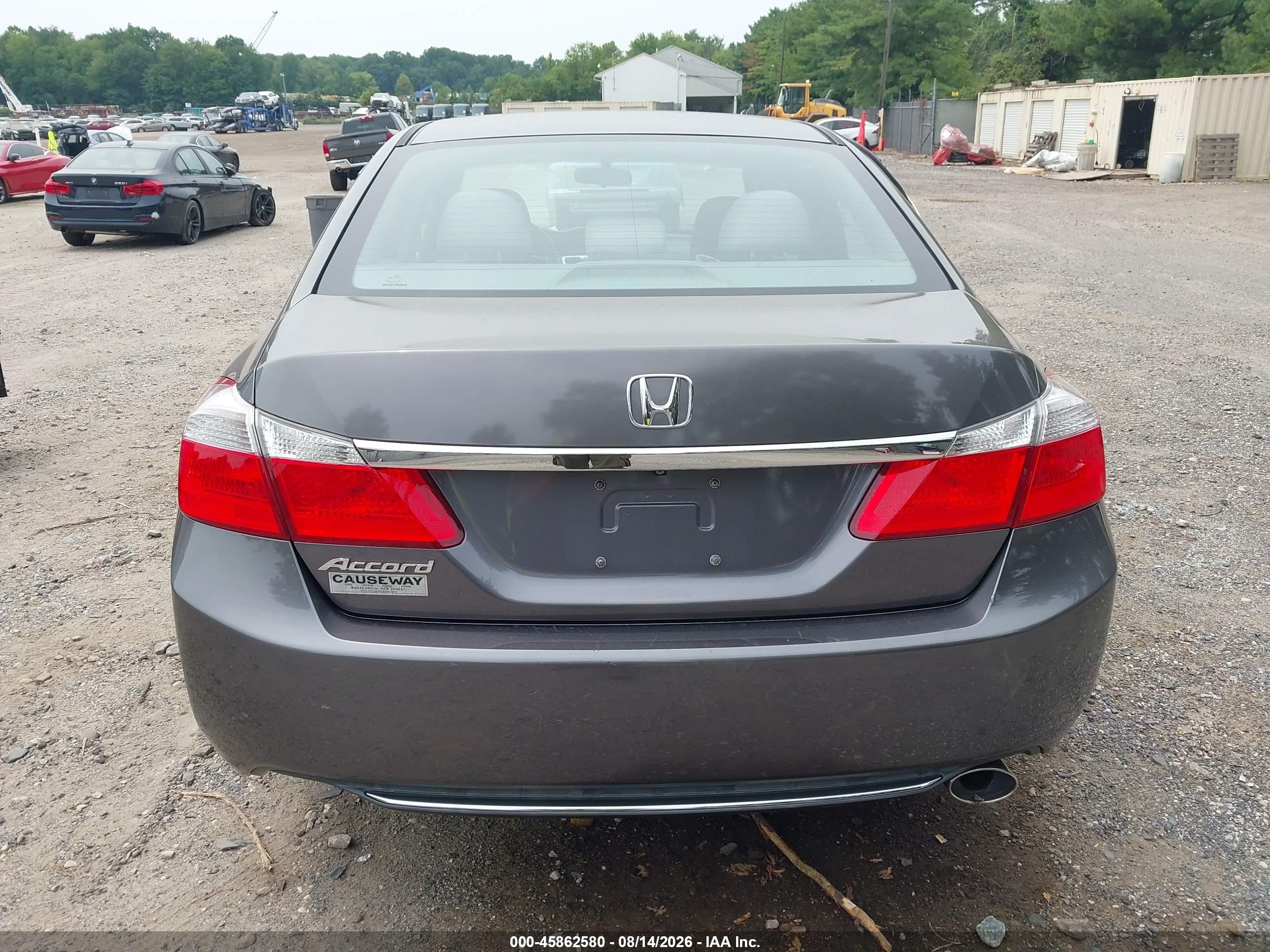 2015 Honda Accord Lx Серый vin: 1HGCR2F30FA235499