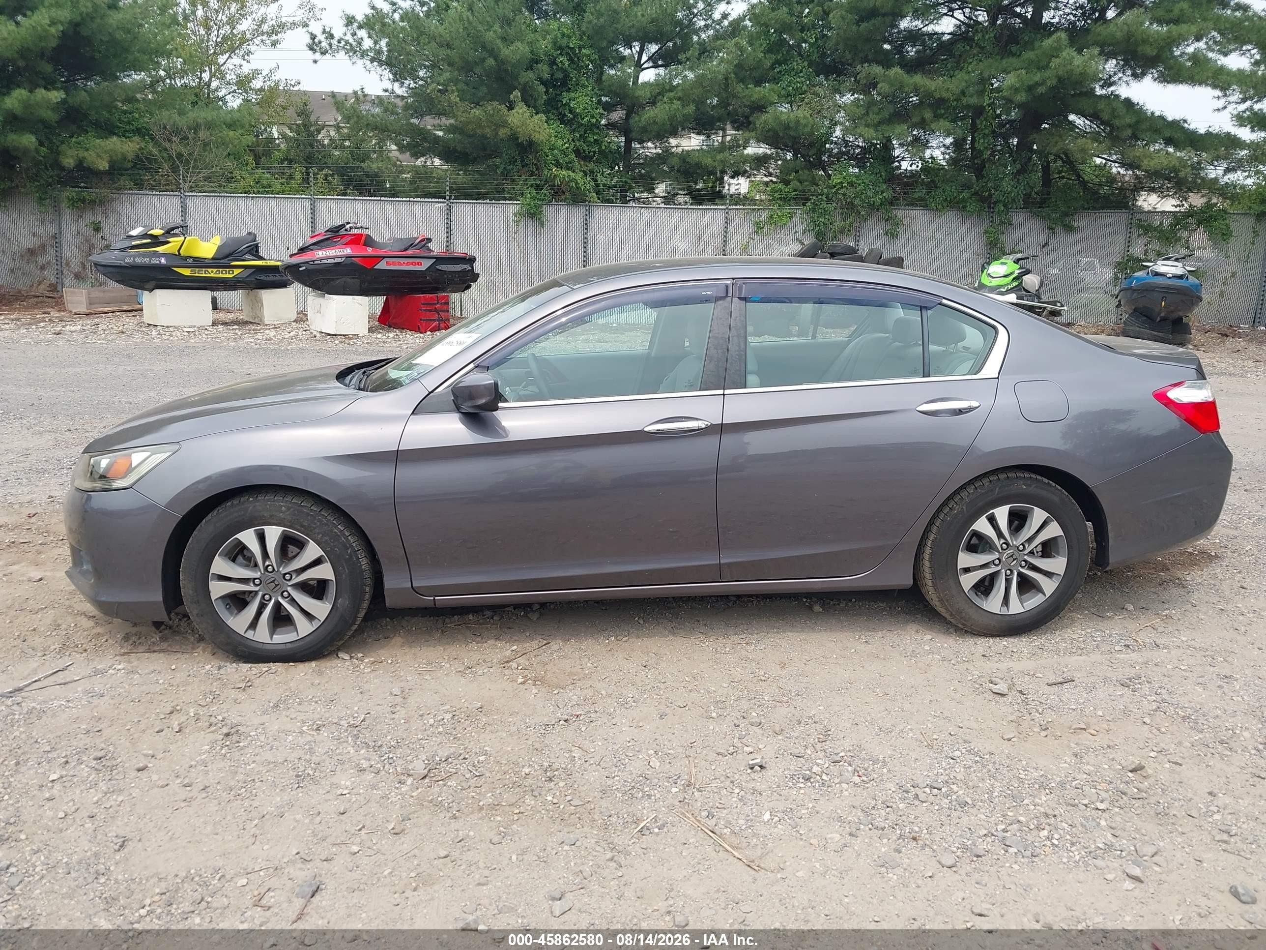 2015 Honda Accord Lx Серый vin: 1HGCR2F30FA235499