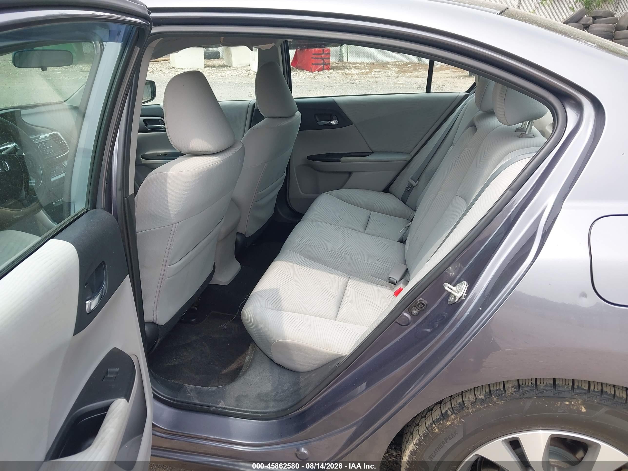 2015 Honda Accord Lx Серый vin: 1HGCR2F30FA235499