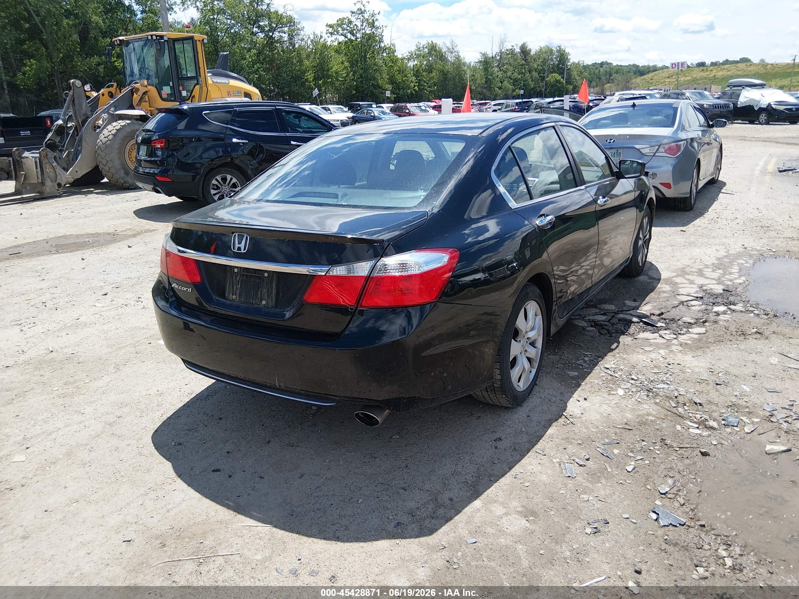 2015 Honda Accord Lx Black vin: 1HGCR2F30FA245143