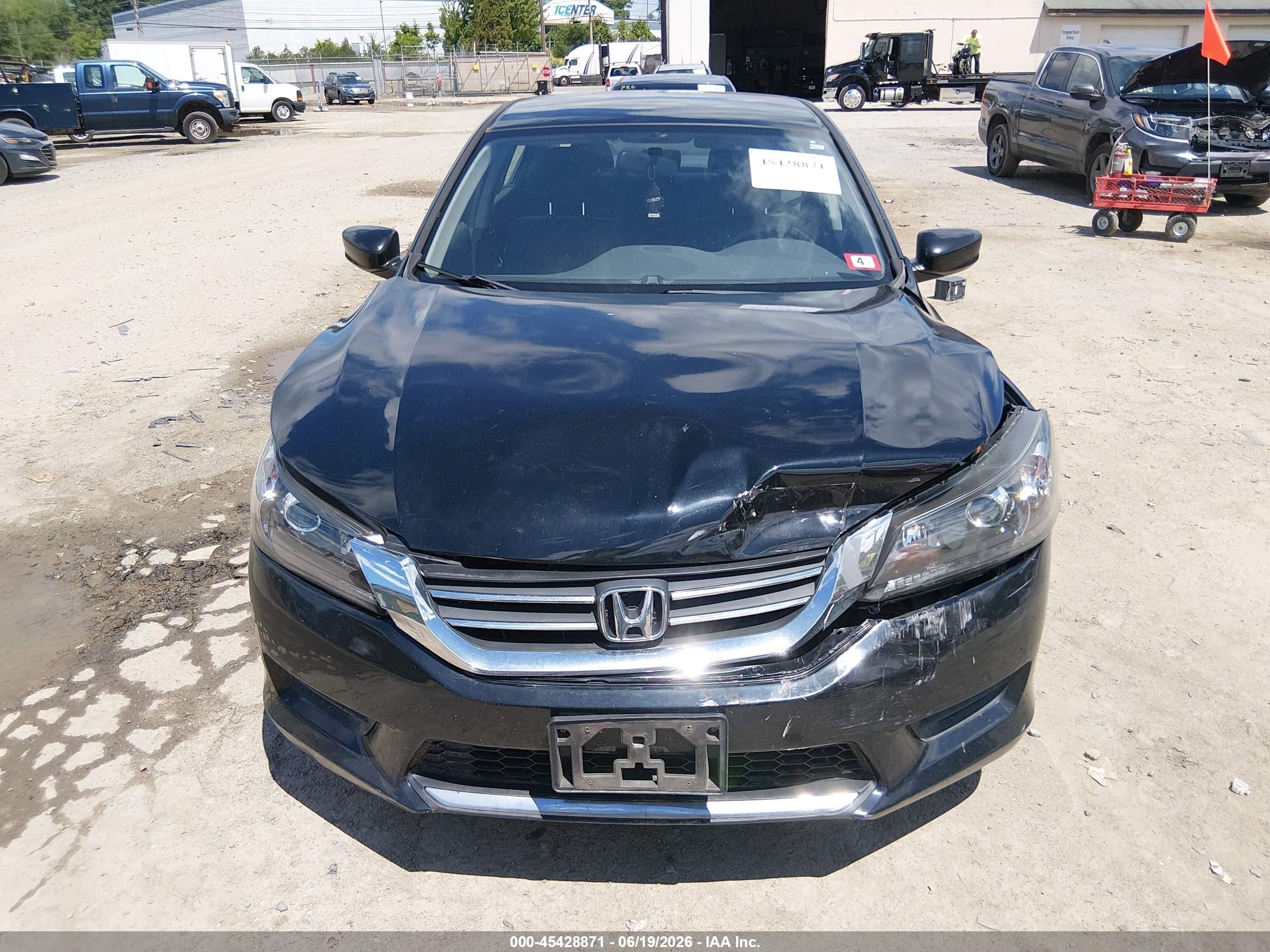 2015 Honda Accord Lx Black vin: 1HGCR2F30FA245143