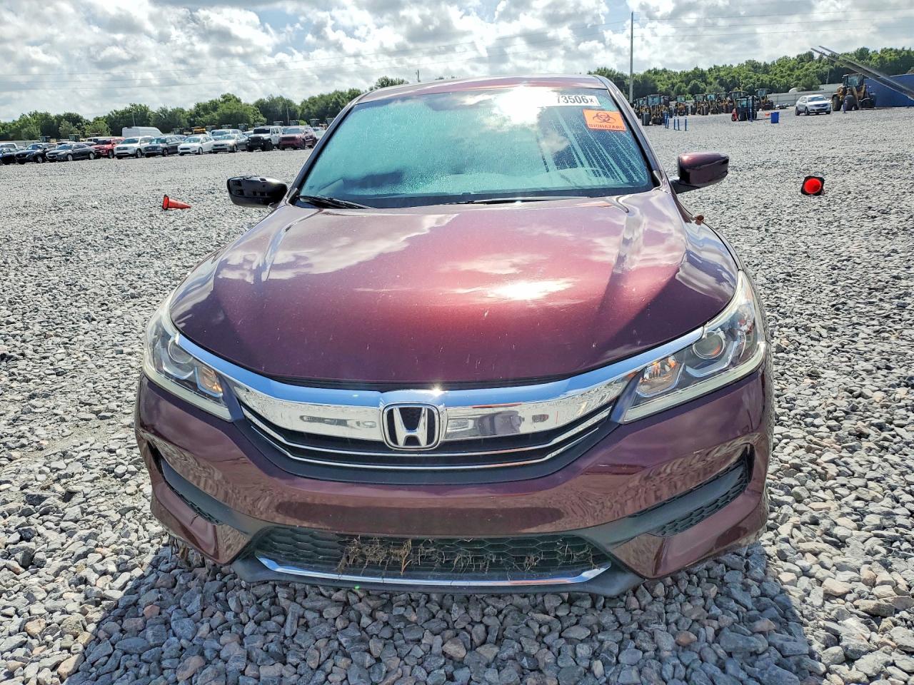 2016 Honda Accord Lx Красный vin: 1HGCR2F30GA003213