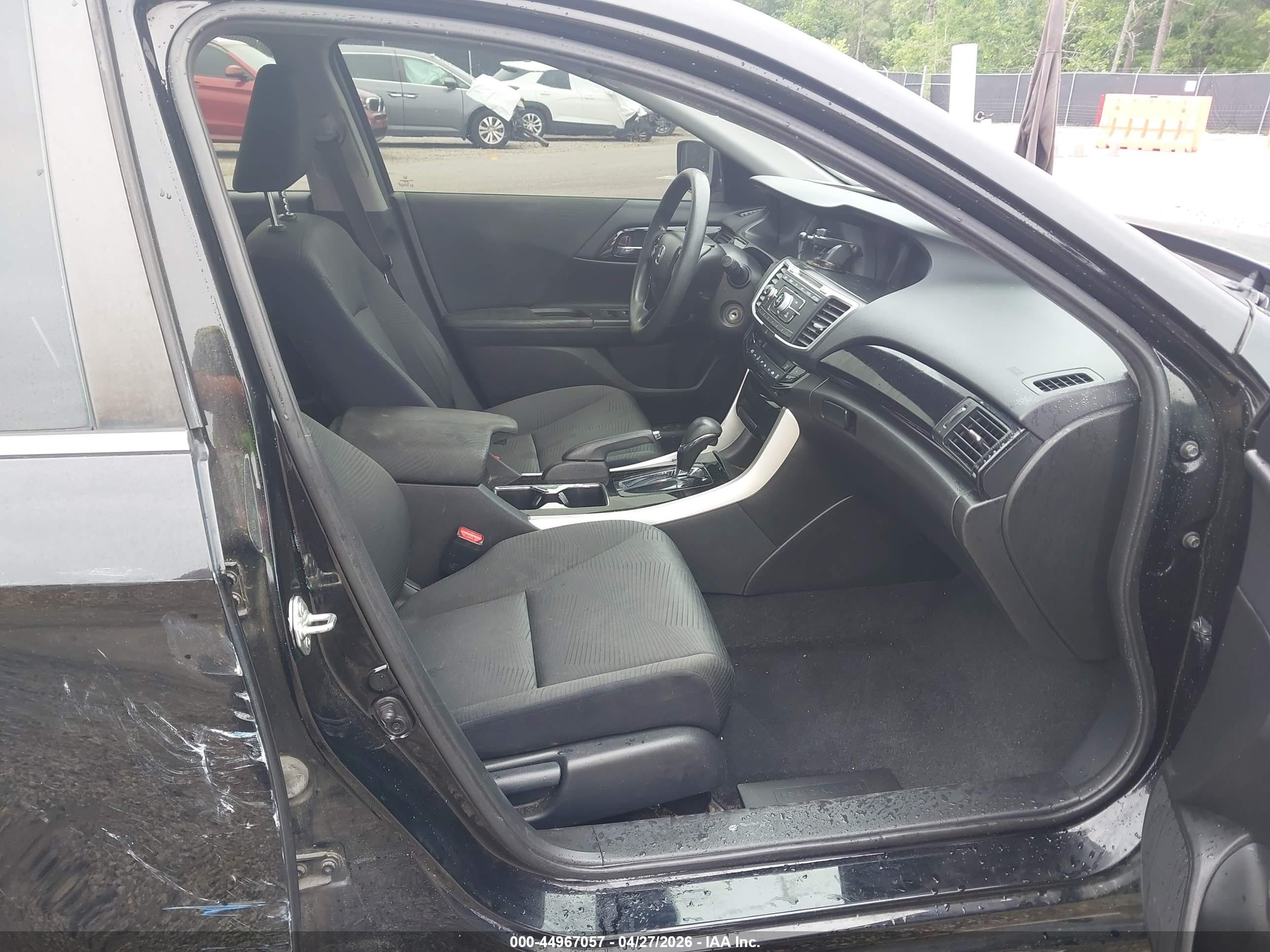 2016 Honda Accord Lx Black vin: 1HGCR2F30GA042030