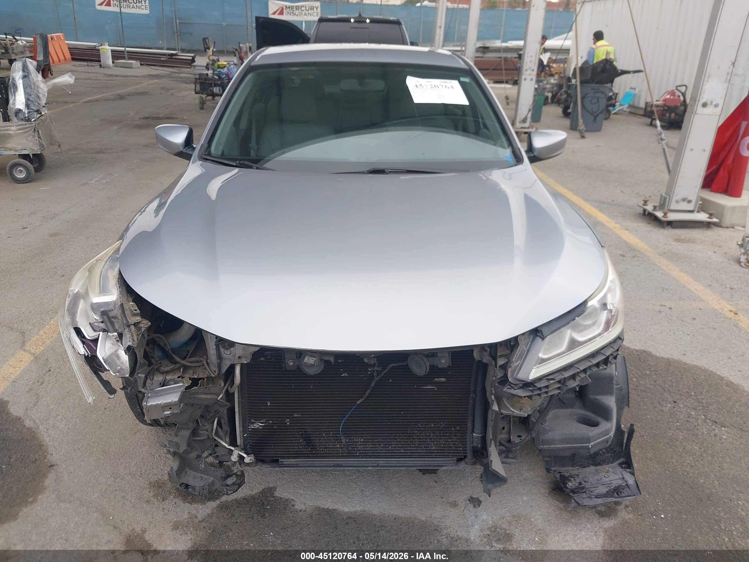 2016 Honda Accord Lx Silver vin: 1HGCR2F30GA219658
