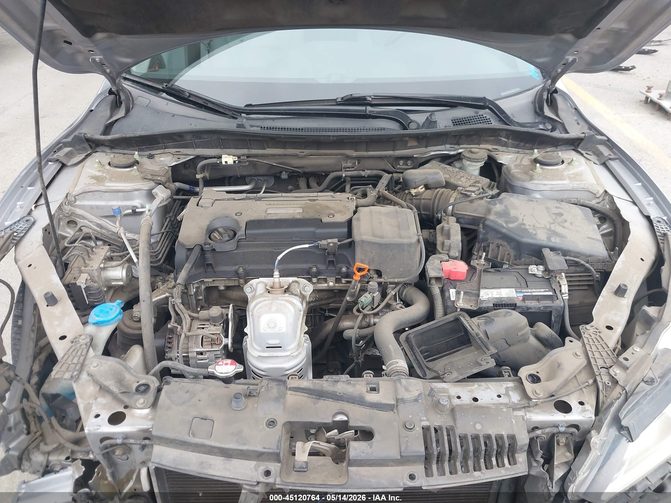 2016 Honda Accord Lx Silver vin: 1HGCR2F30GA219658