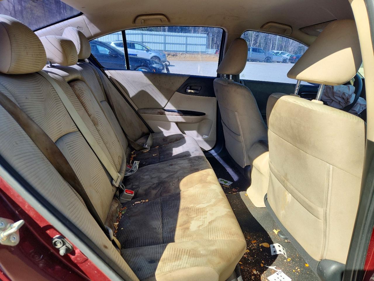 2017 Honda Accord Lx Burgundy vin: 1HGCR2F30HA048122