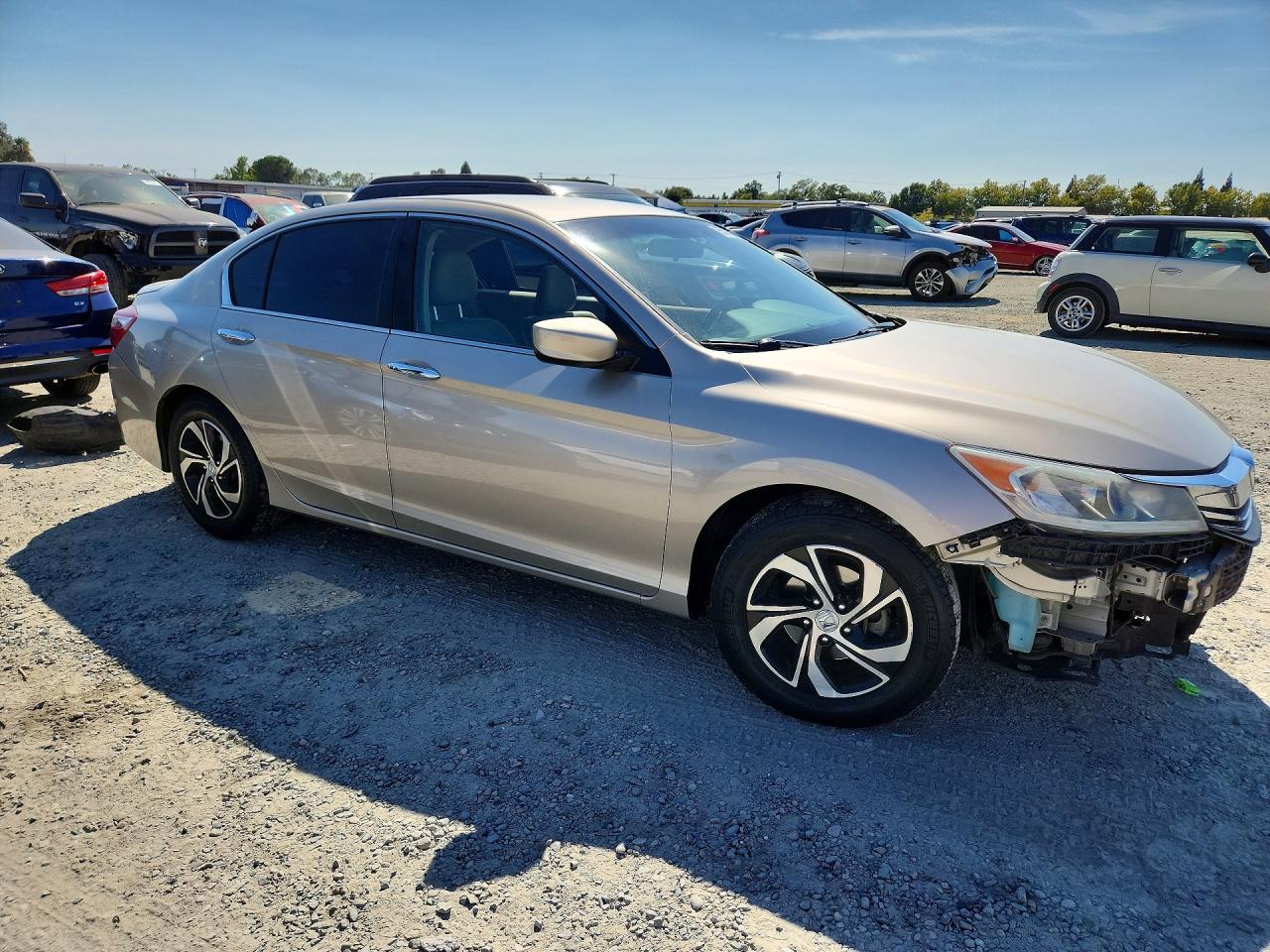2017 Honda Accord Lx Золотой vin: 1HGCR2F30HA110618